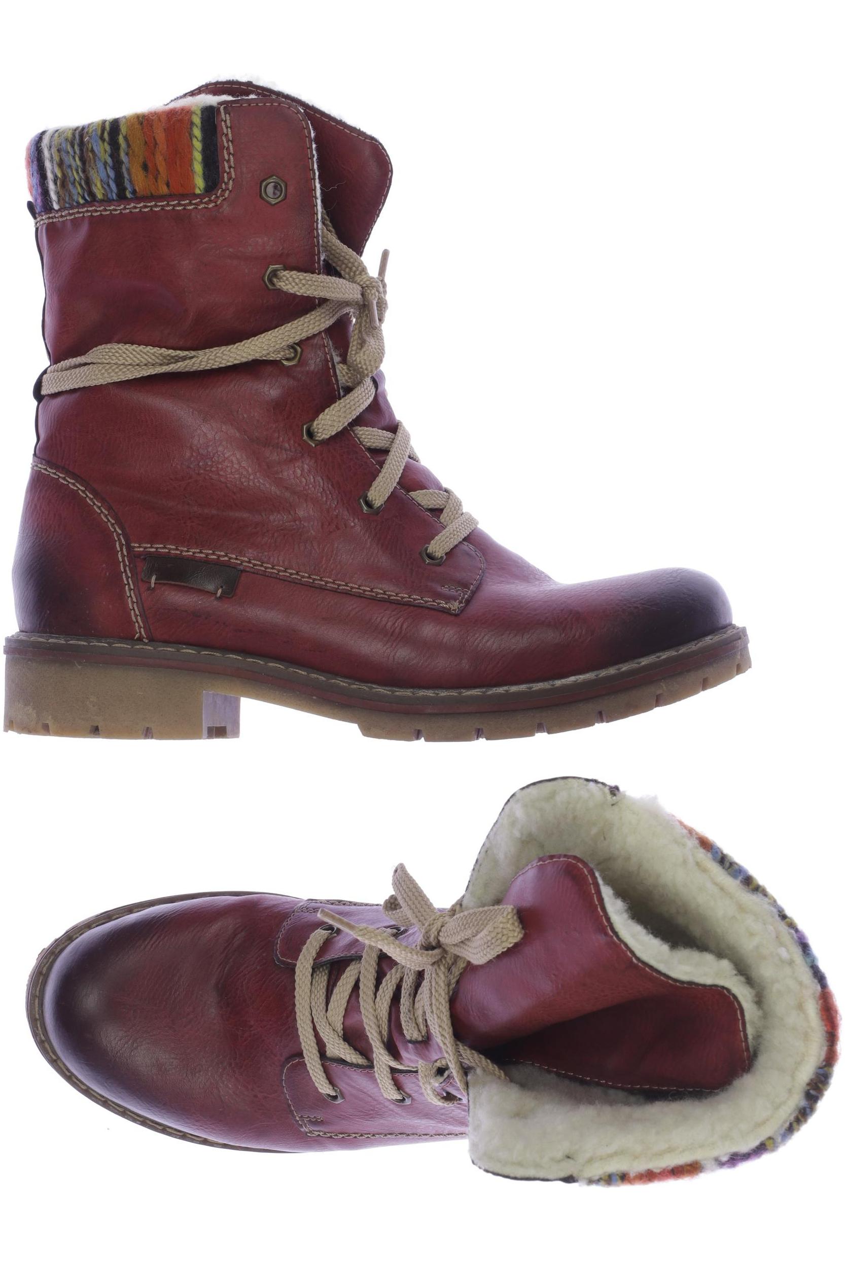 

Rieker Damen Stiefelette, bordeaux
