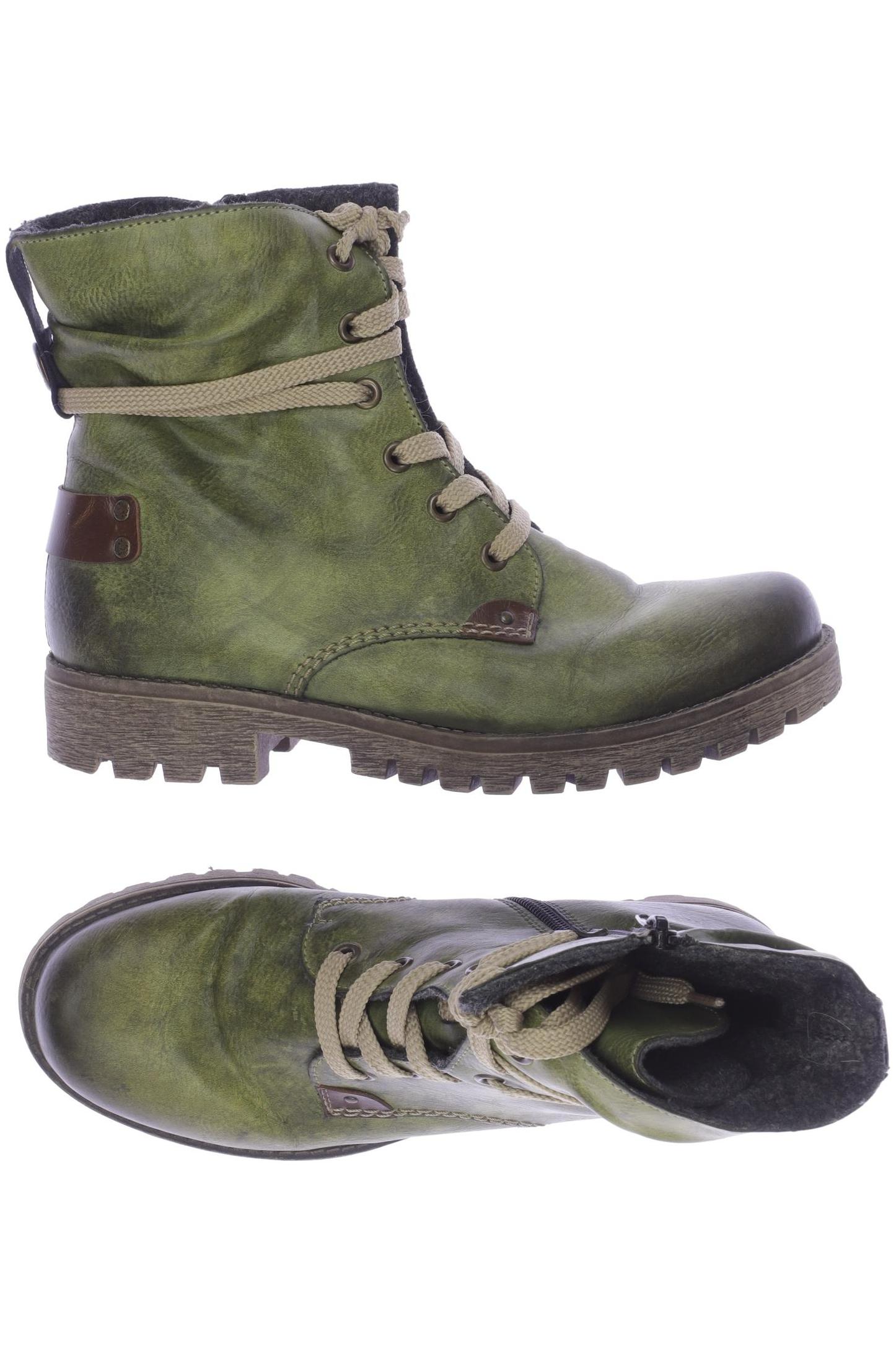 

Rieker Damen Stiefelette, grün, Gr. 38