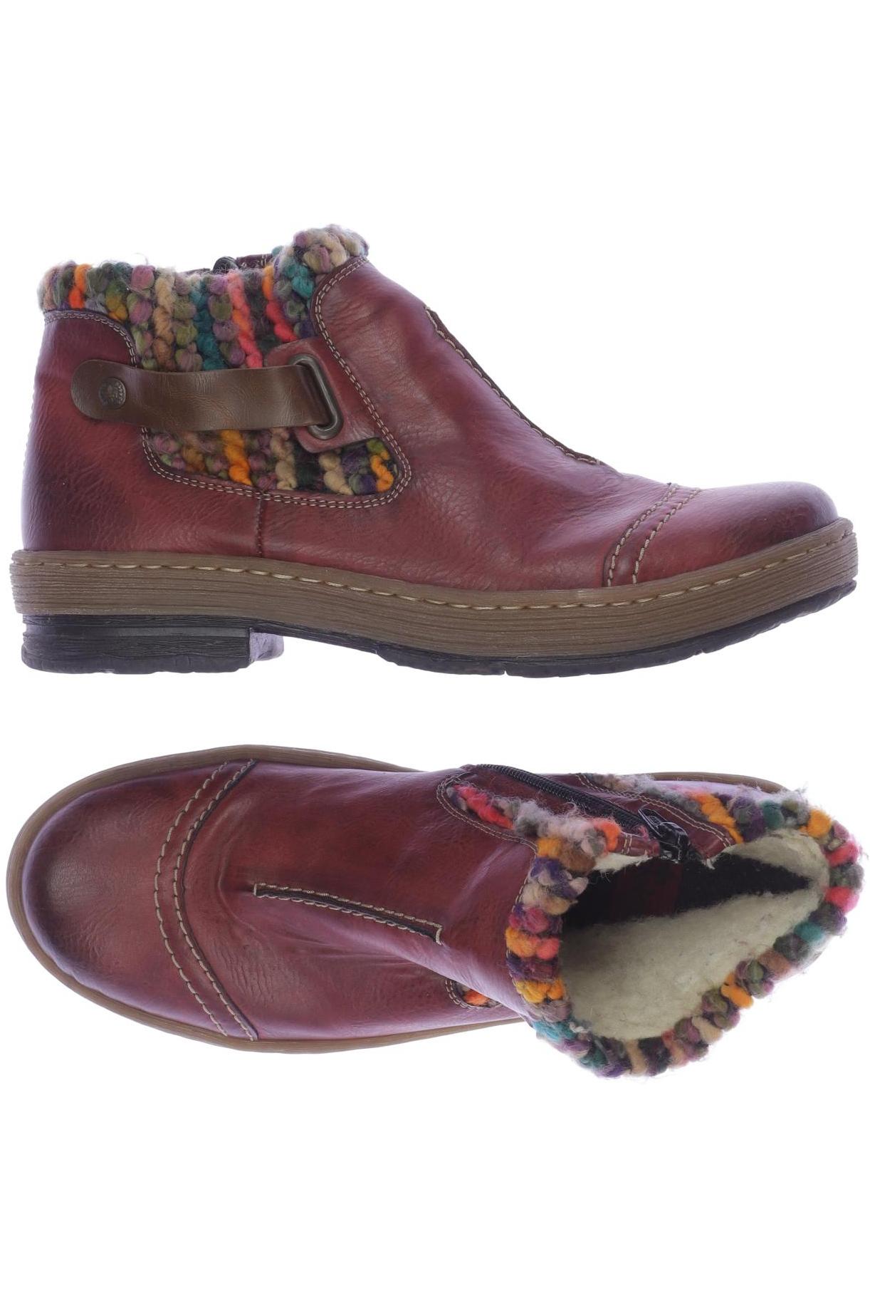 

Rieker Damen Stiefelette, bordeaux, Gr. 39