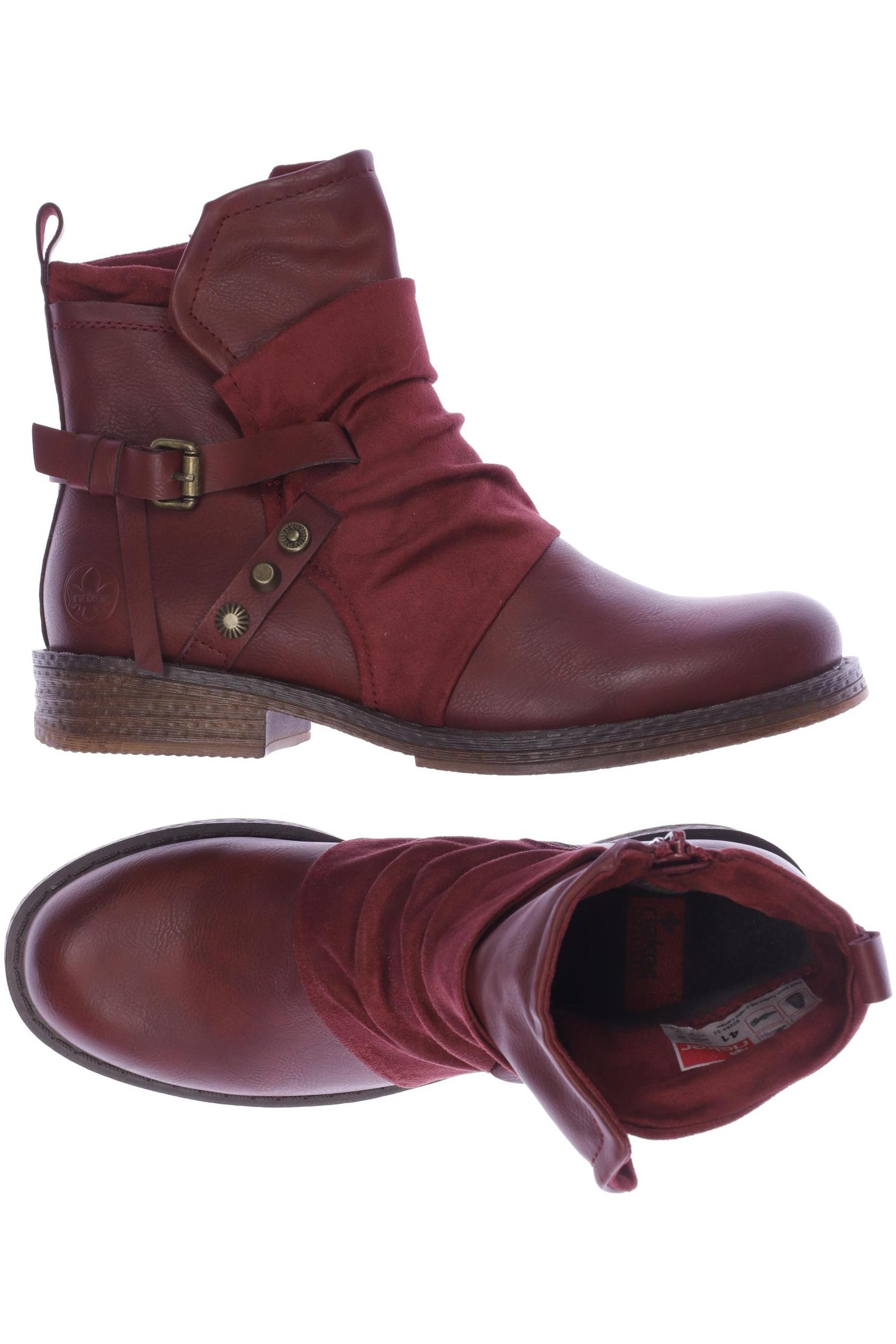 

Rieker Damen Stiefelette, rot