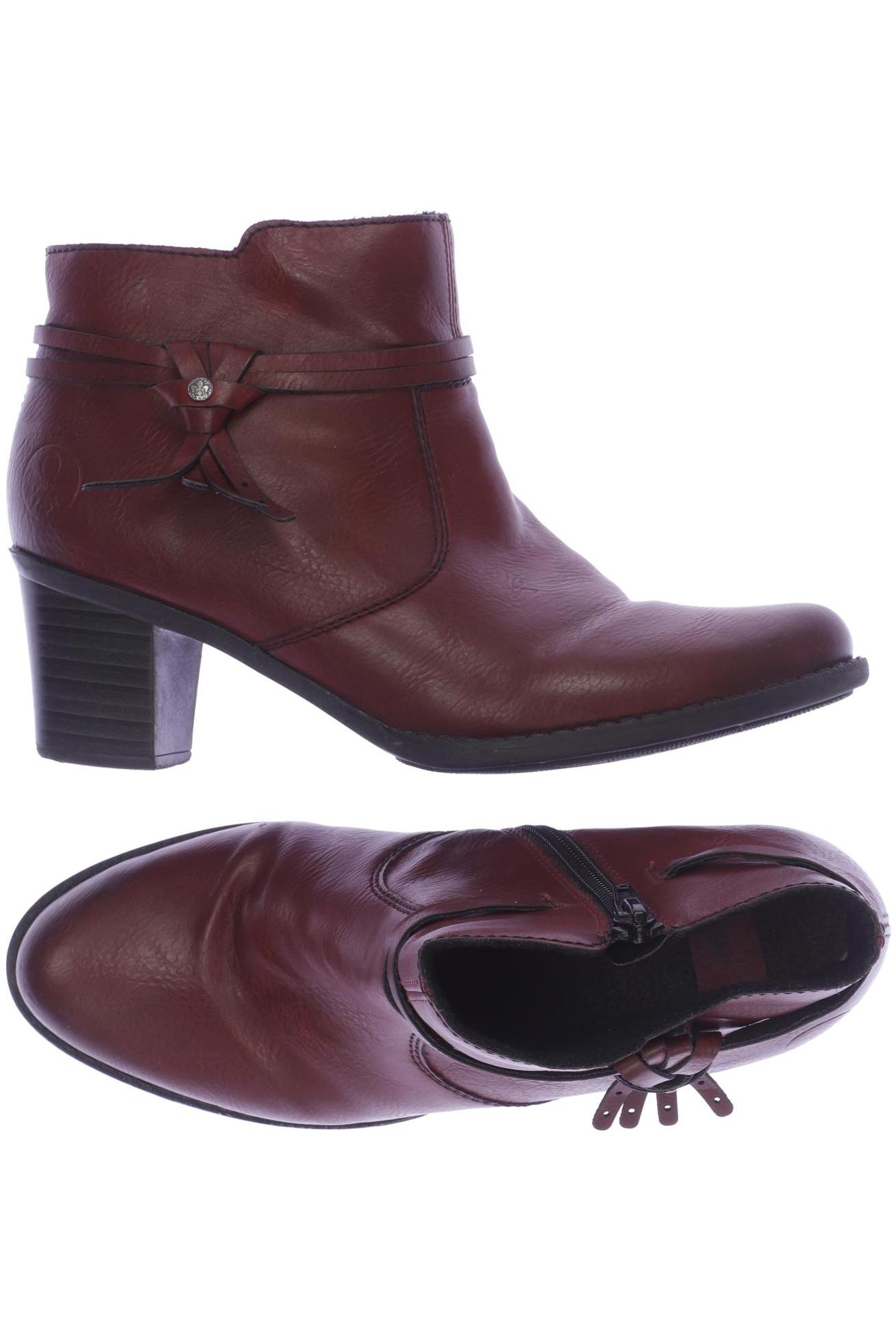 

Rieker Damen Stiefelette, rot, Gr. 38