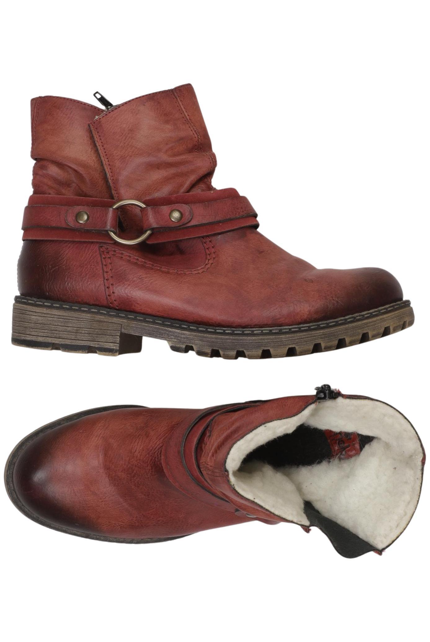 

Rieker Damen Stiefelette, rot, Gr. 39