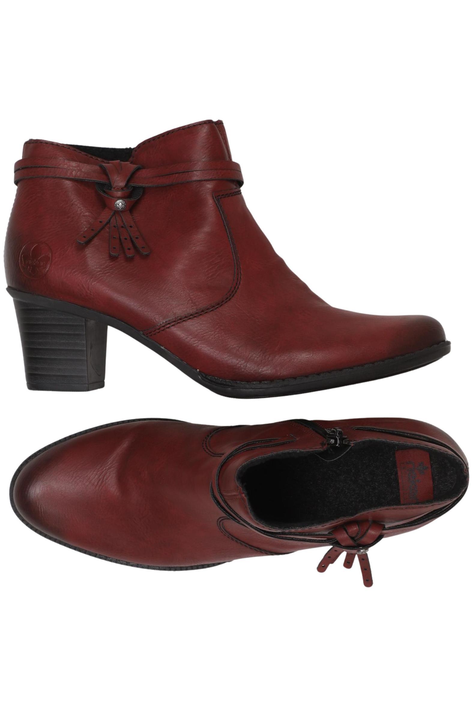 

Rieker Damen Stiefelette, rot, Gr. 41