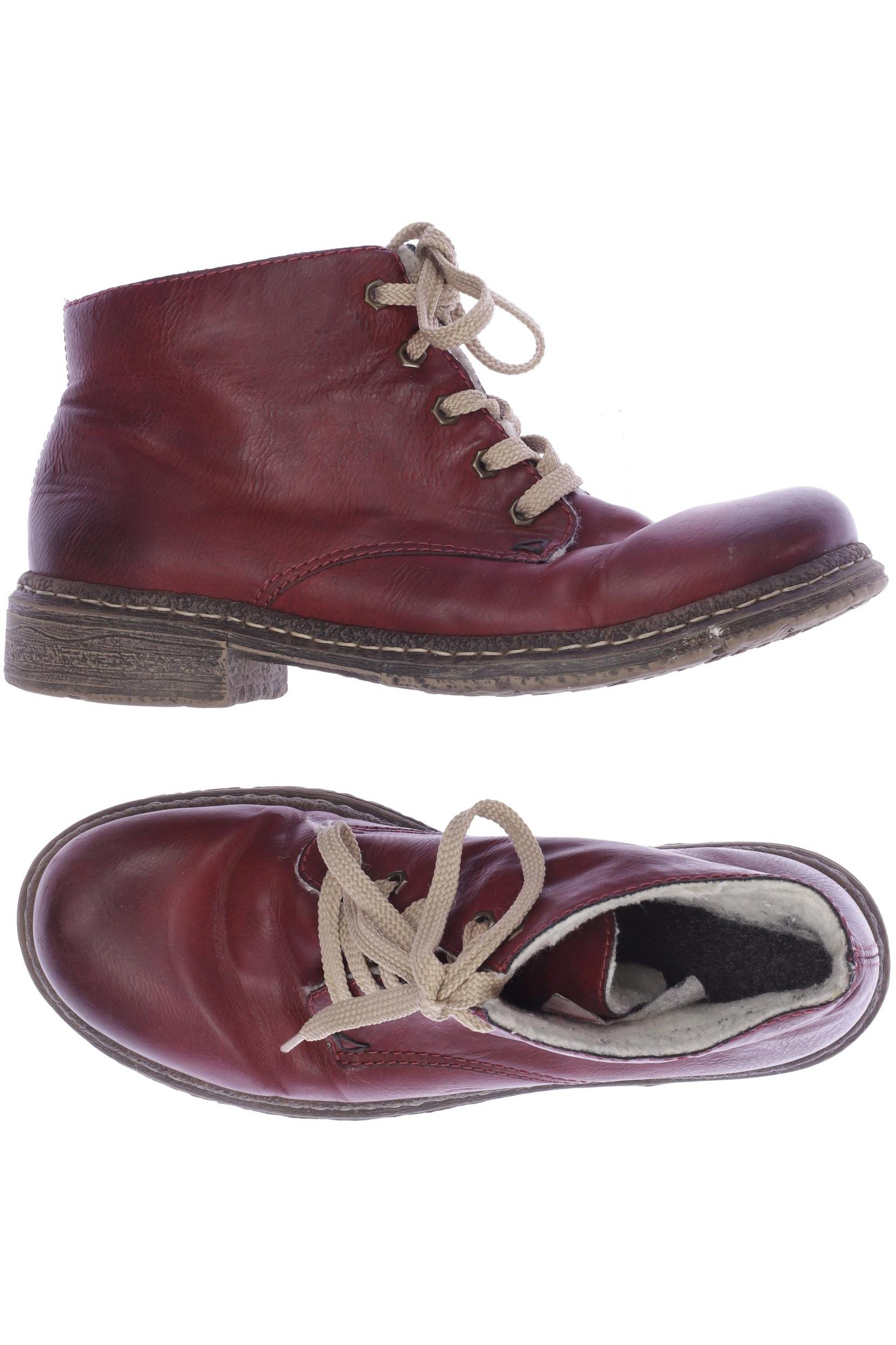 

Rieker Damen Stiefelette, bordeaux, Gr. 40
