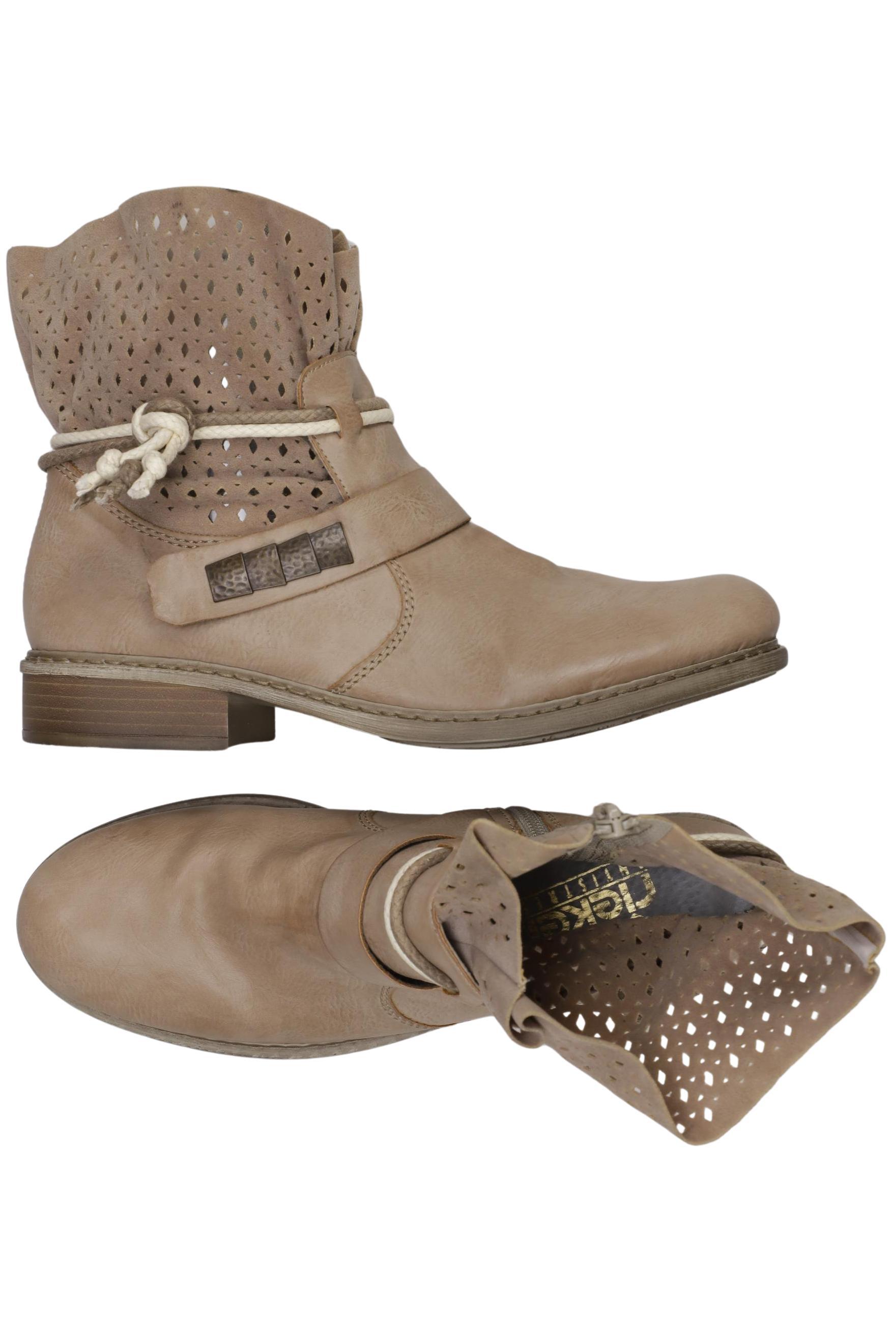 

Rieker Damen Stiefelette, beige, Gr. 40