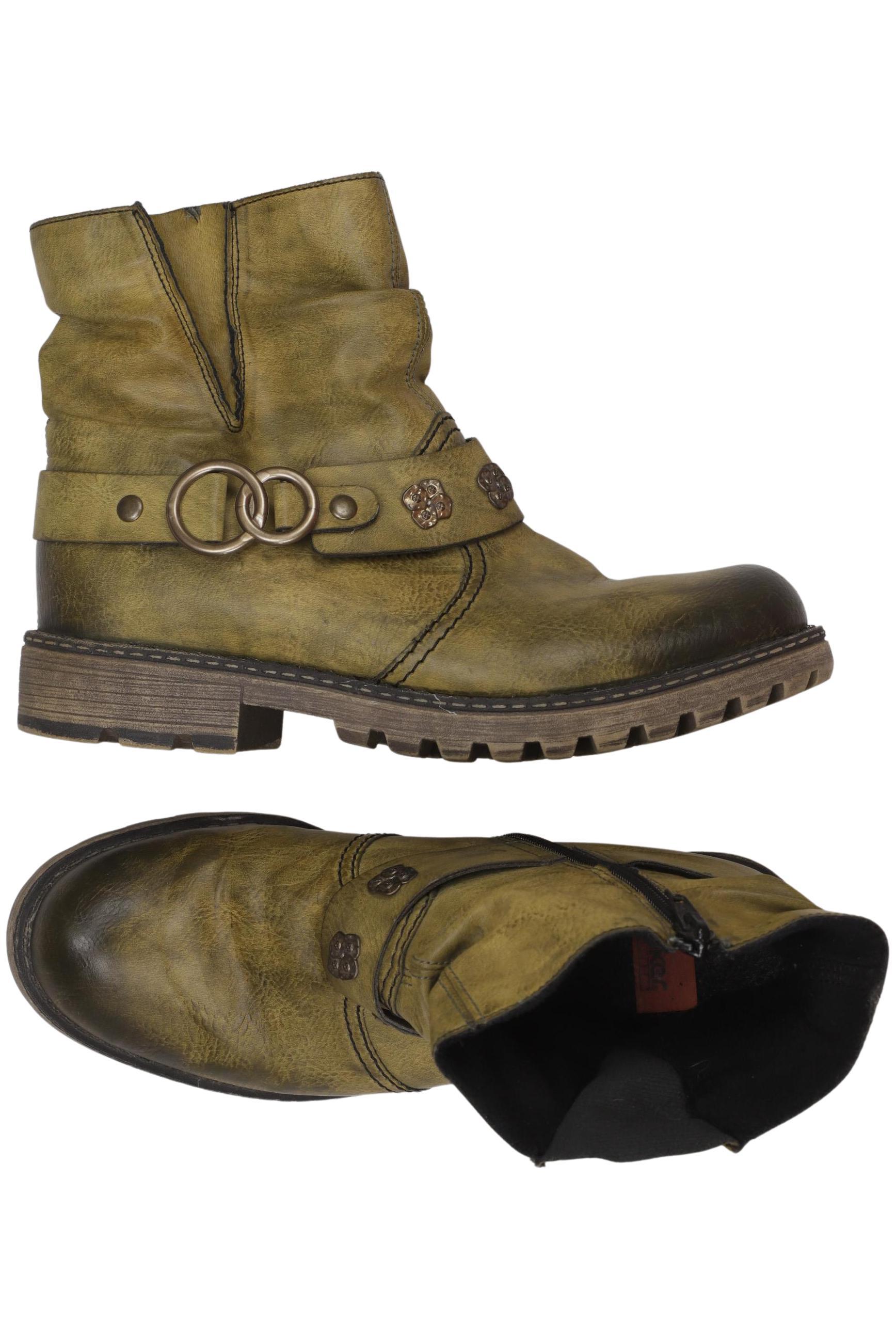 

Rieker Damen Stiefelette, grün, Gr. 38