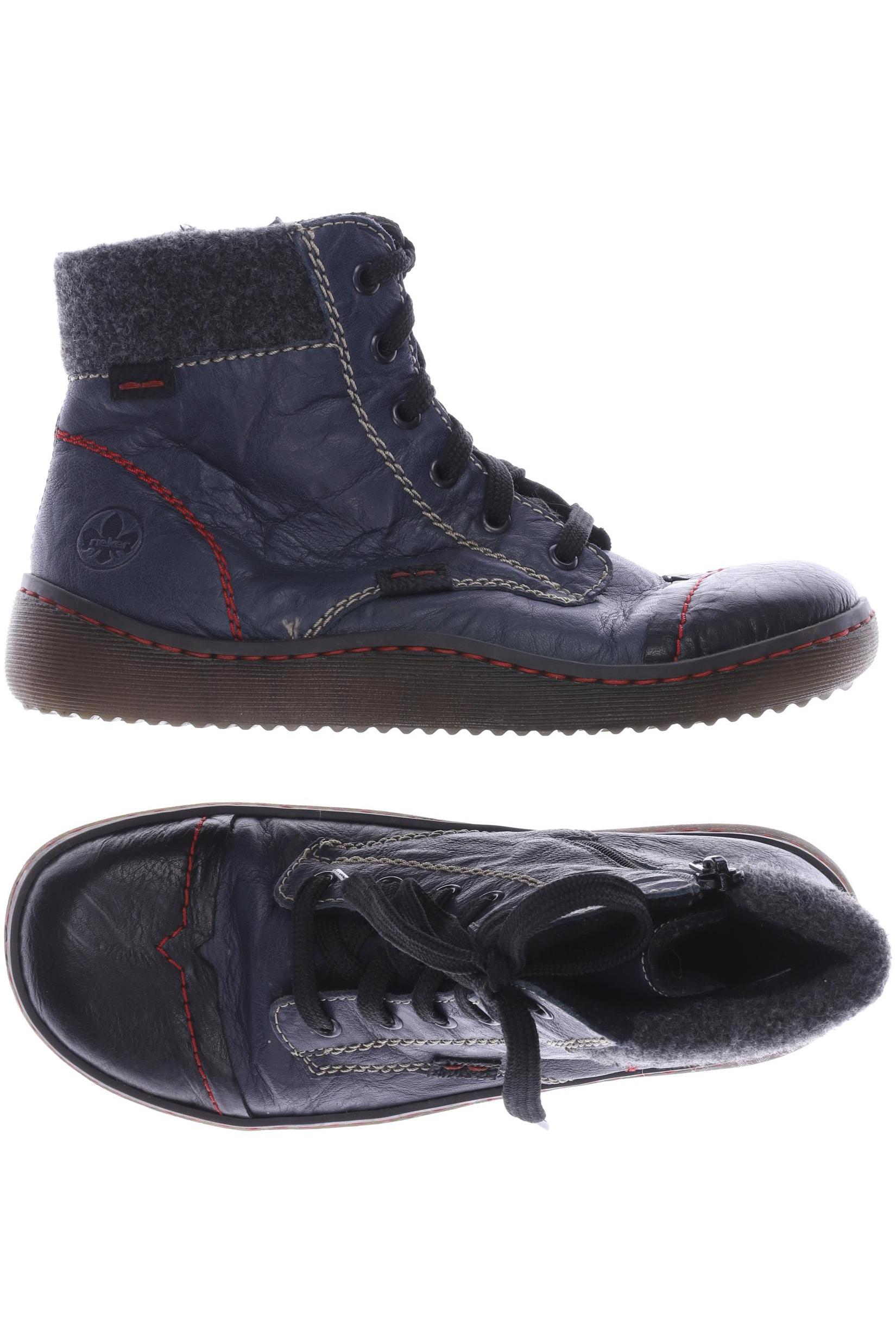 

Rieker Damen Stiefelette, marineblau, Gr. 40