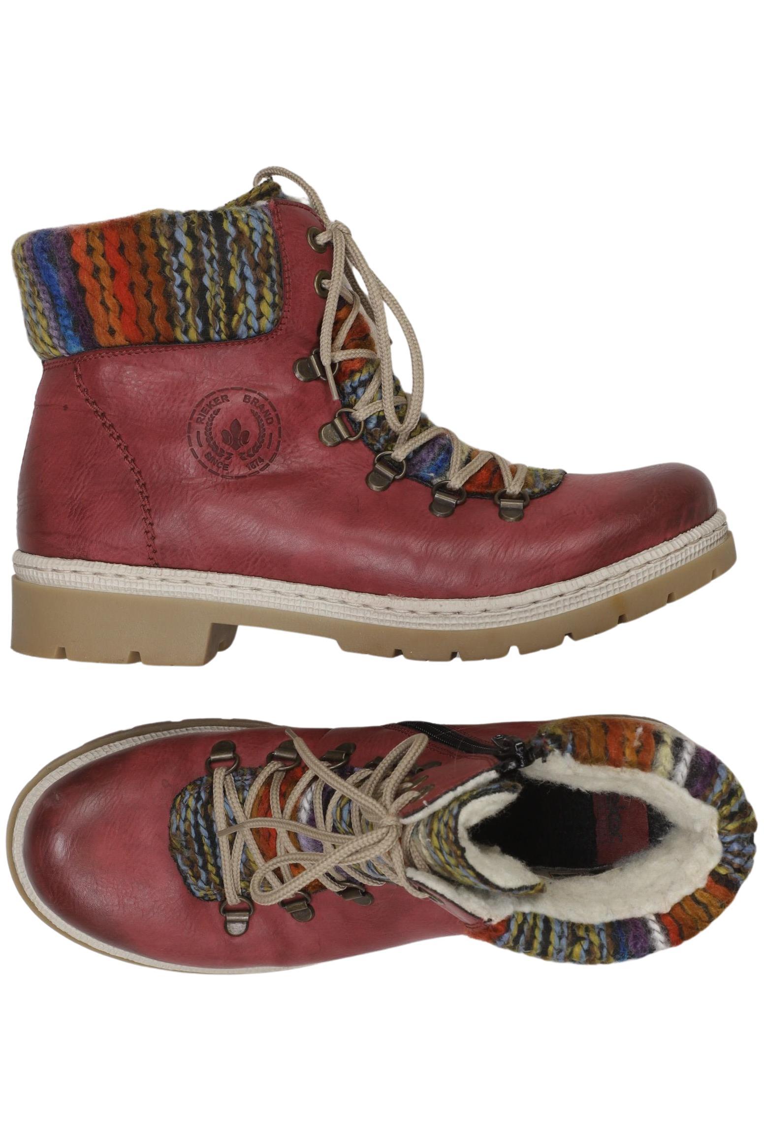 

Rieker Damen Stiefelette, rot, Gr. 39