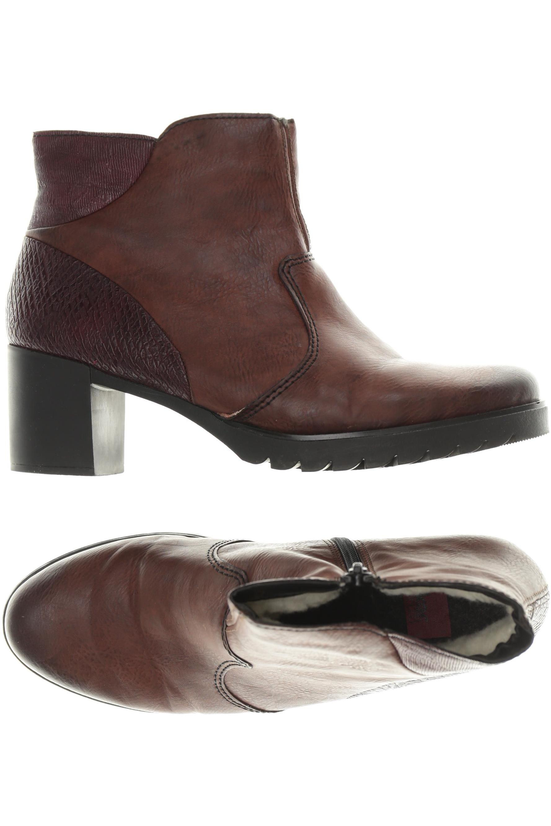 

Rieker Damen Stiefelette, bordeaux, Gr. 38