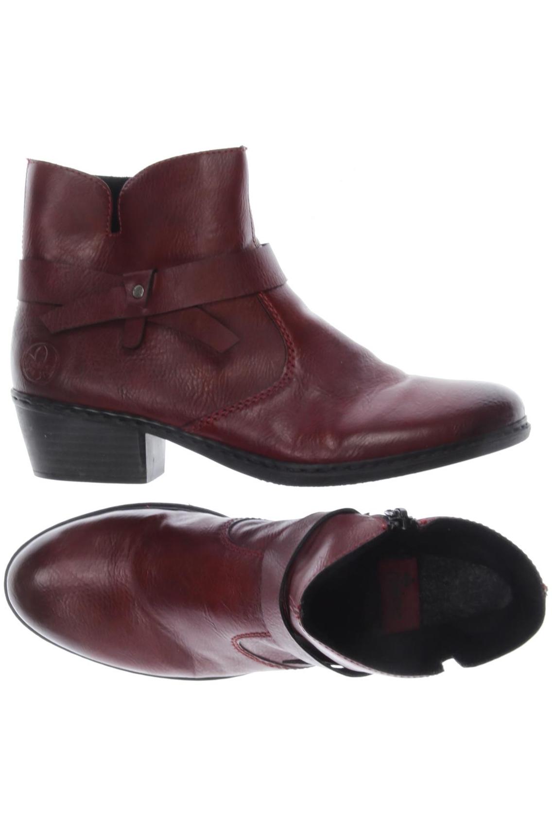 

Rieker Damen Stiefelette, rot, Gr. 40