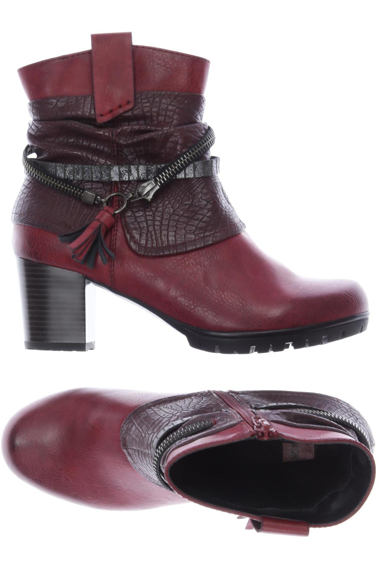 

Rieker Damen Stiefelette, bordeaux, Gr. 36