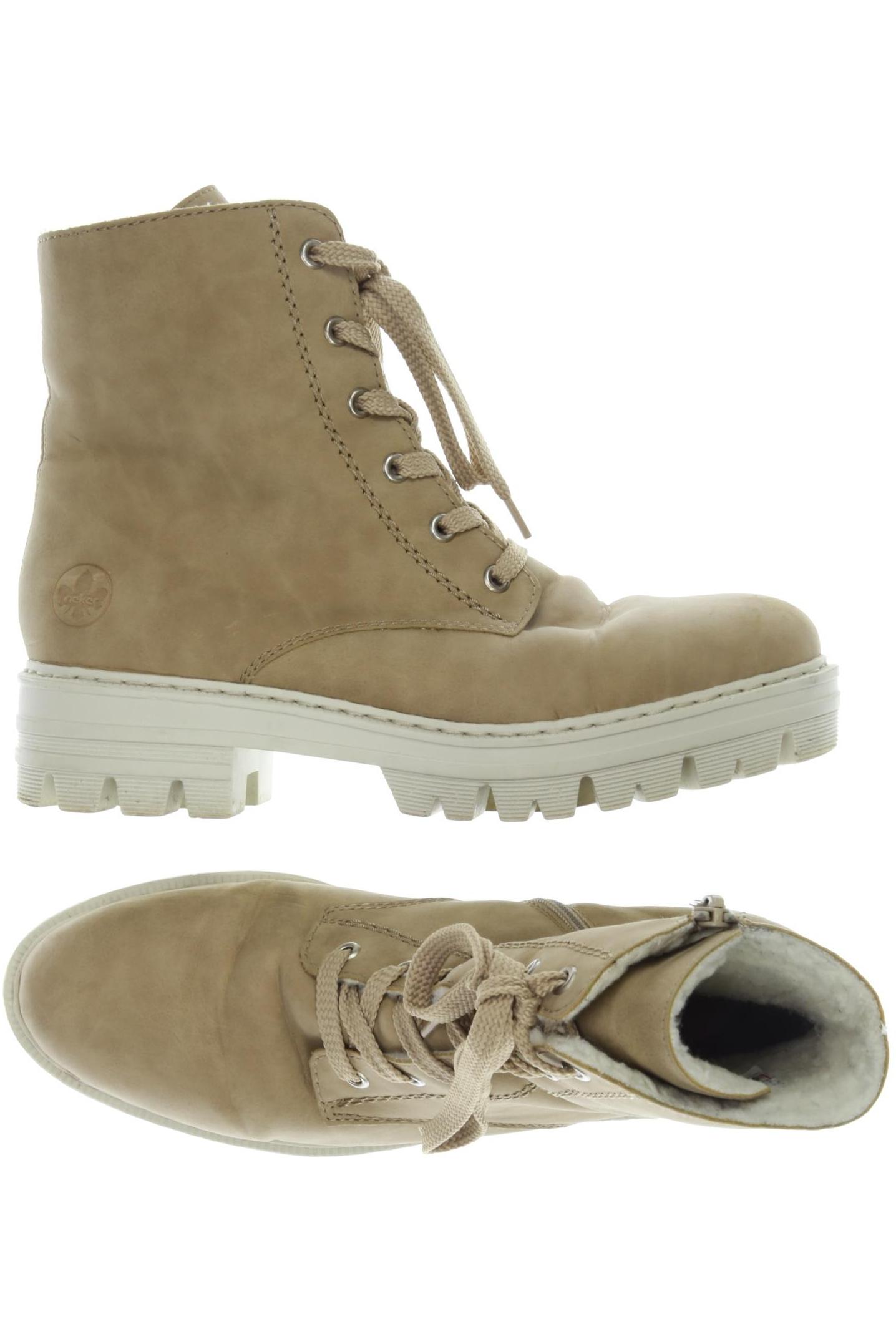 

Rieker Damen Stiefelette, beige, Gr. 40
