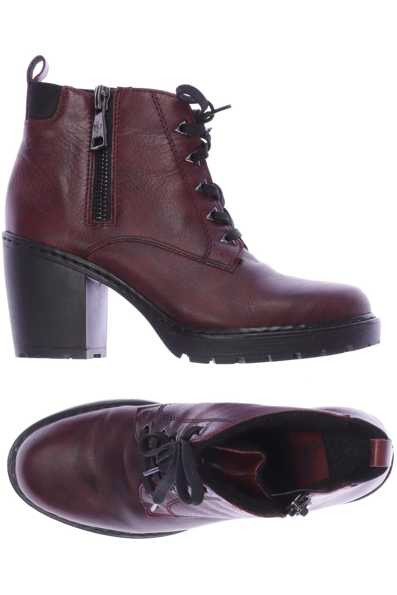 

Rieker Damen Stiefelette, bordeaux, Gr. 39
