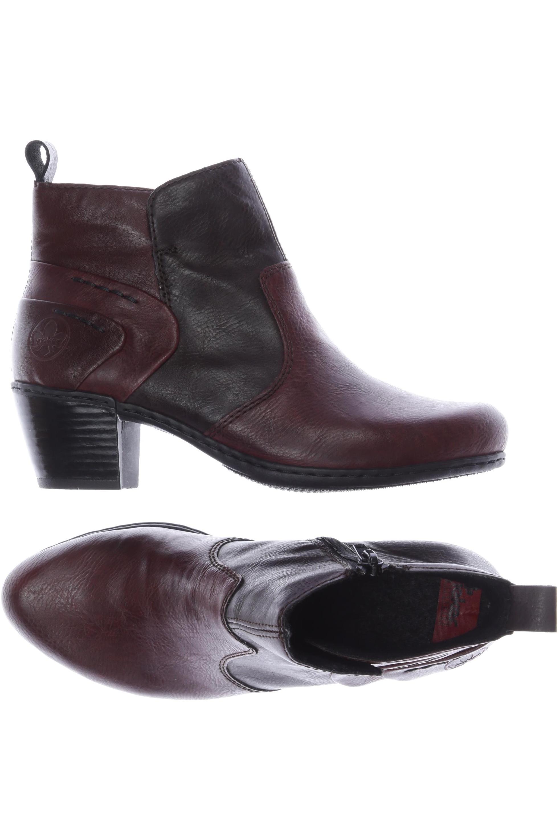 

Rieker Damen Stiefelette, bordeaux, Gr. 36