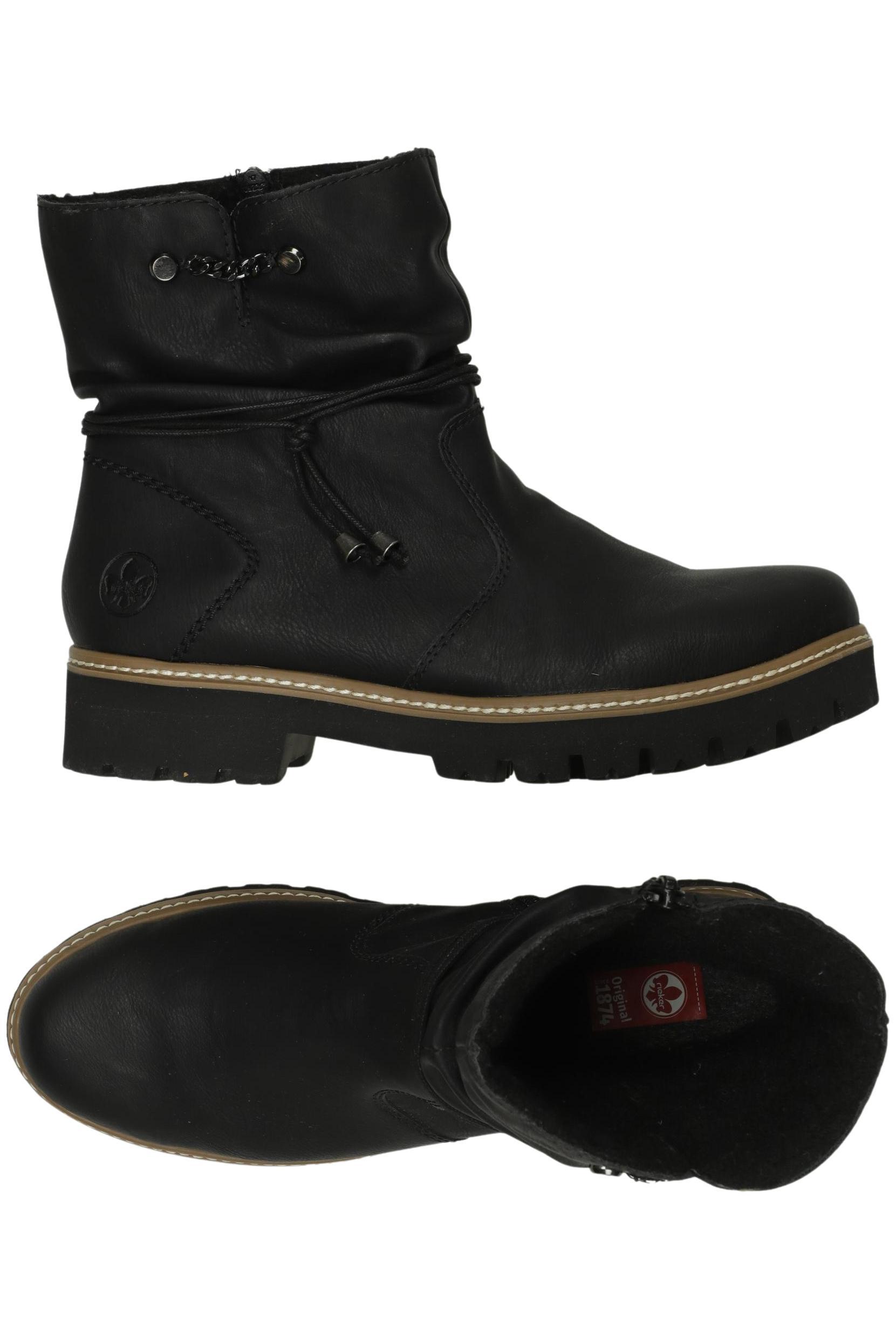 

Rieker Damen Stiefelette, schwarz, Gr. 40