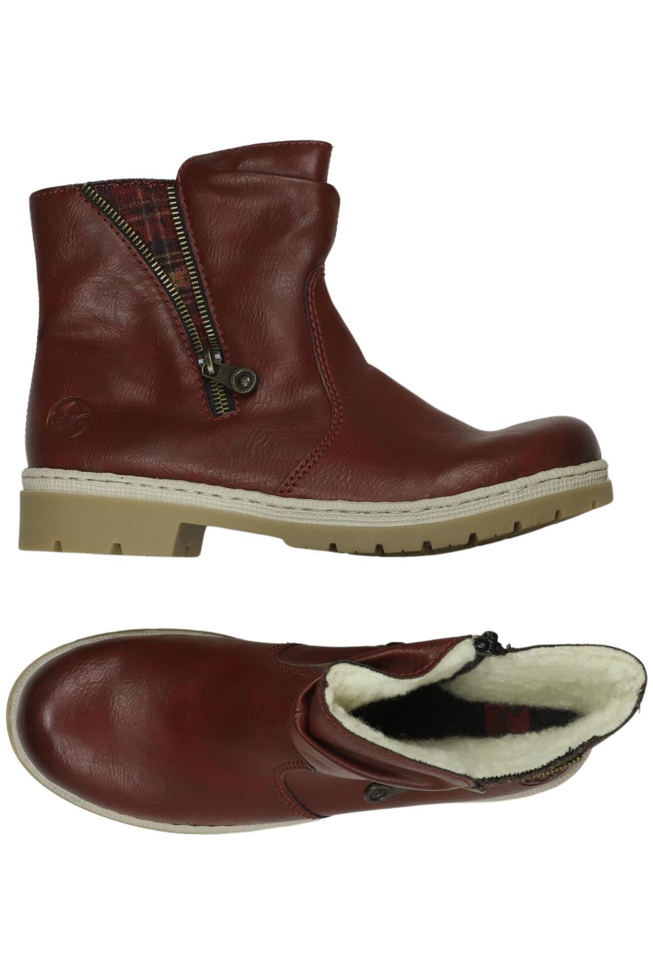 

Rieker Damen Stiefelette, rot, Gr. 40