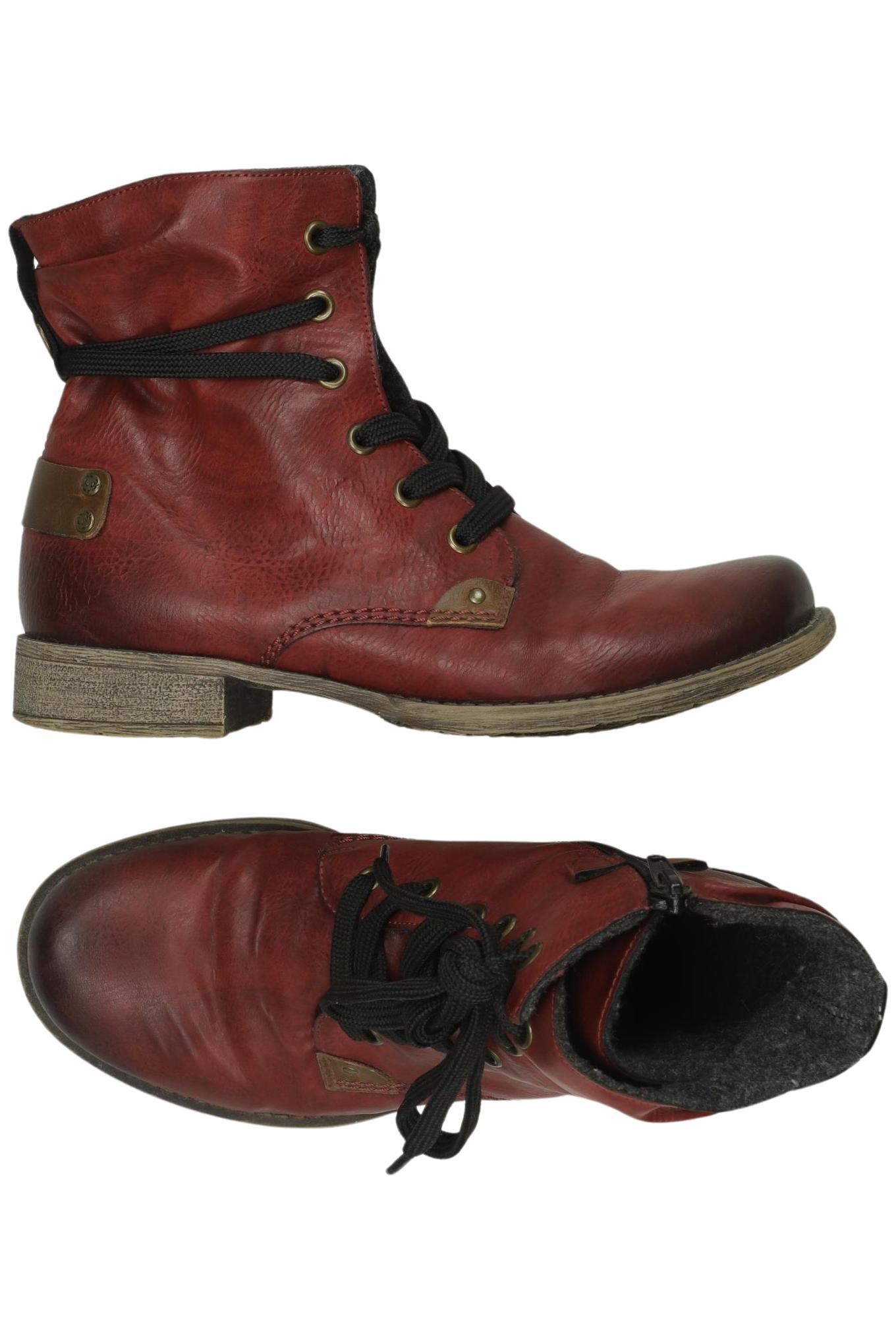 

Rieker Damen Stiefelette, rot, Gr. 37