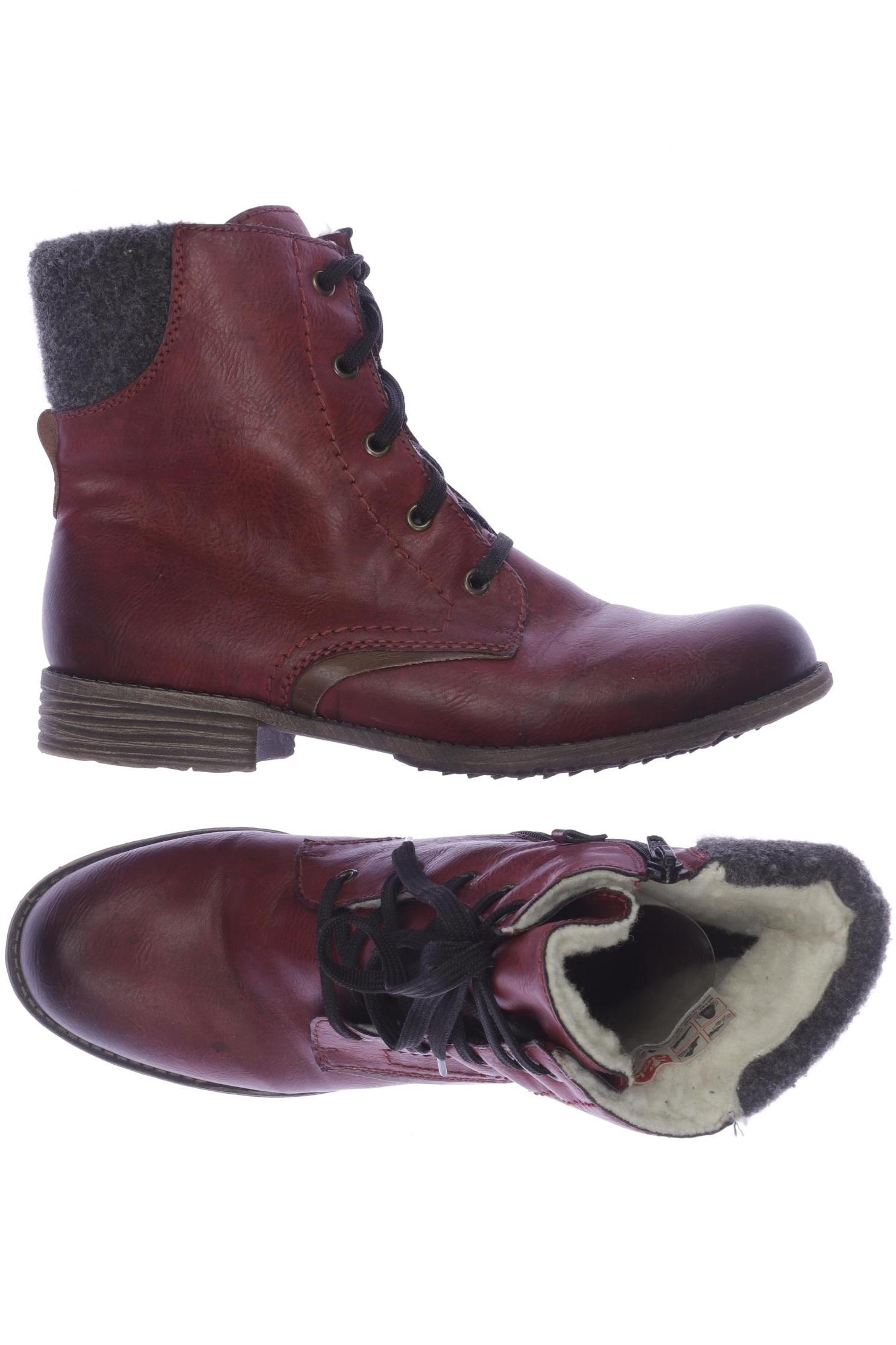 

Rieker Damen Stiefelette, bordeaux, Gr. 42