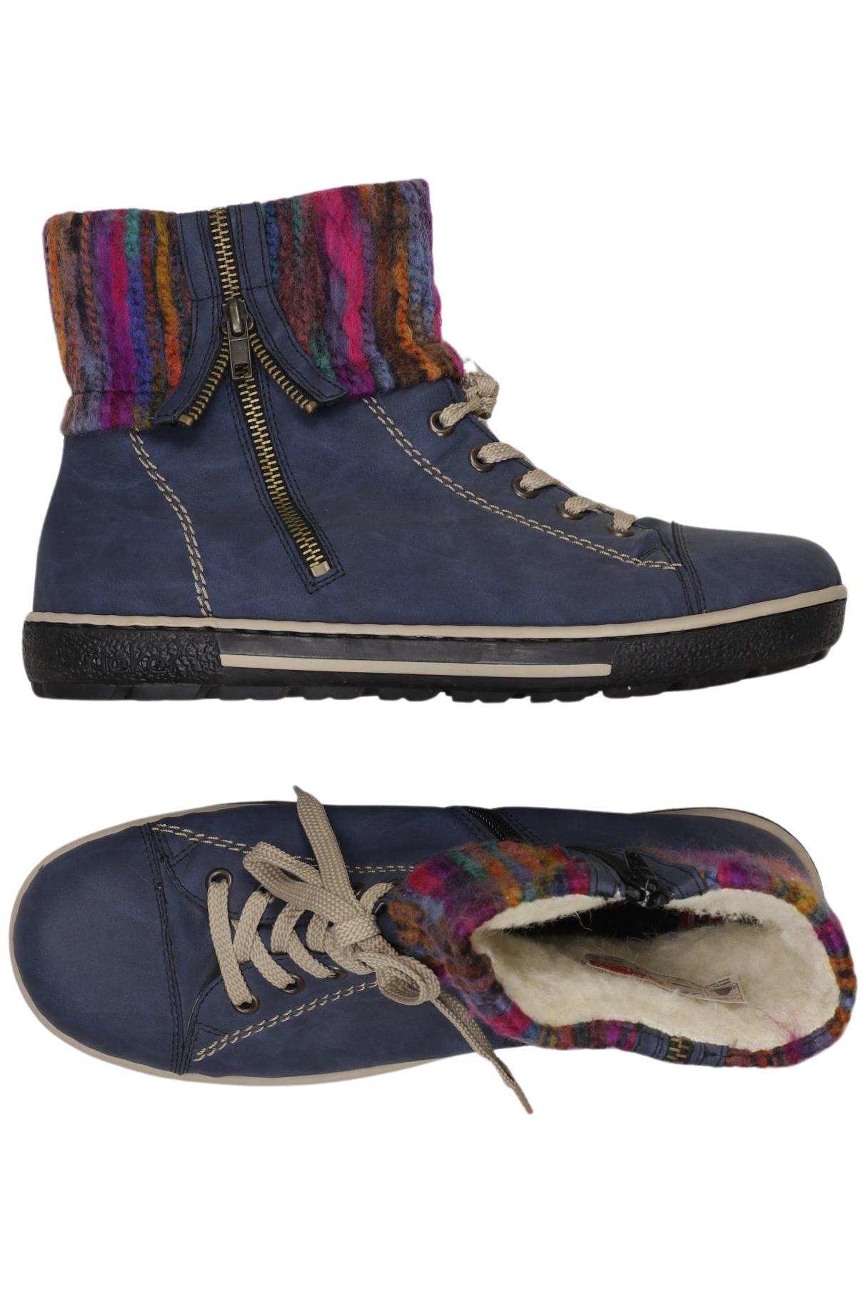 

Rieker Damen Stiefelette, marineblau, Gr. 41
