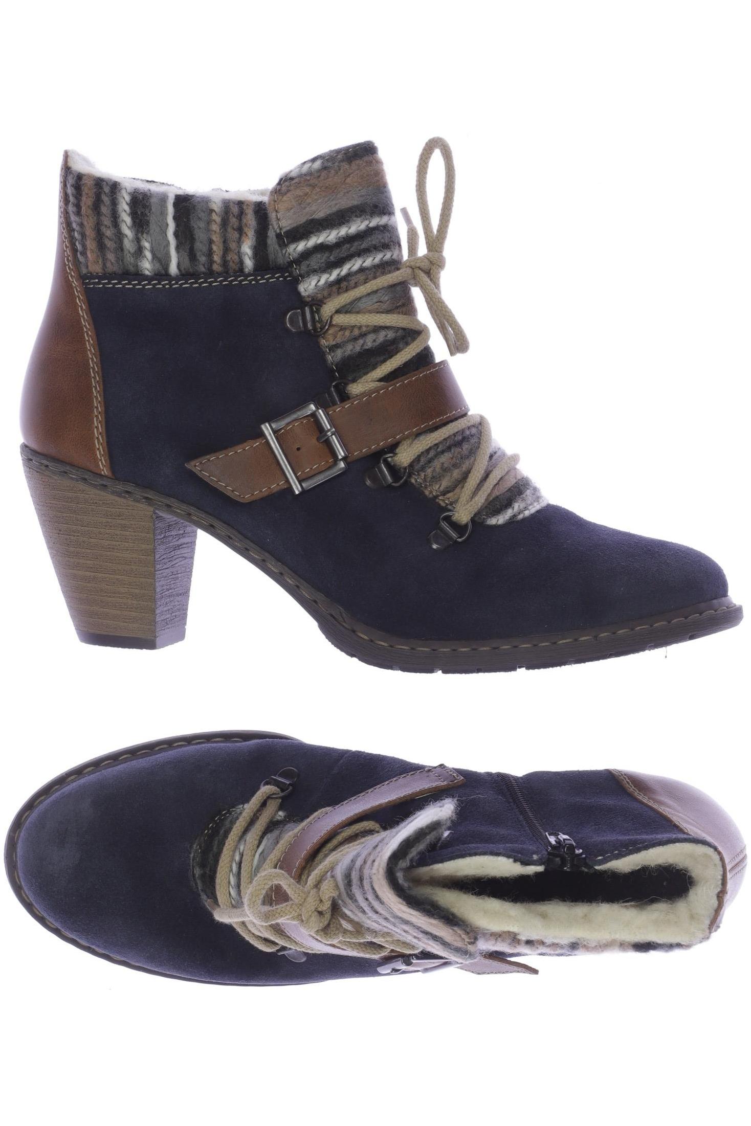 

Rieker Damen Stiefelette, marineblau, Gr. 41