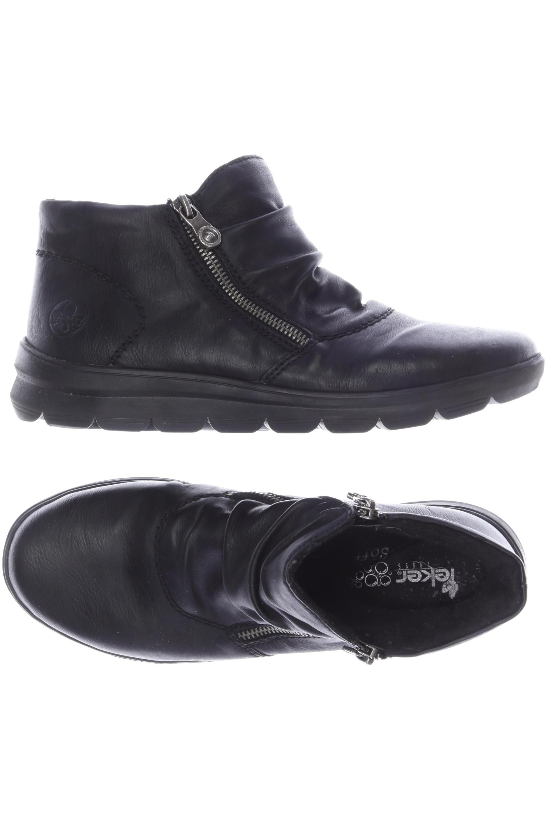 

Rieker Damen Stiefelette, schwarz, Gr. 40
