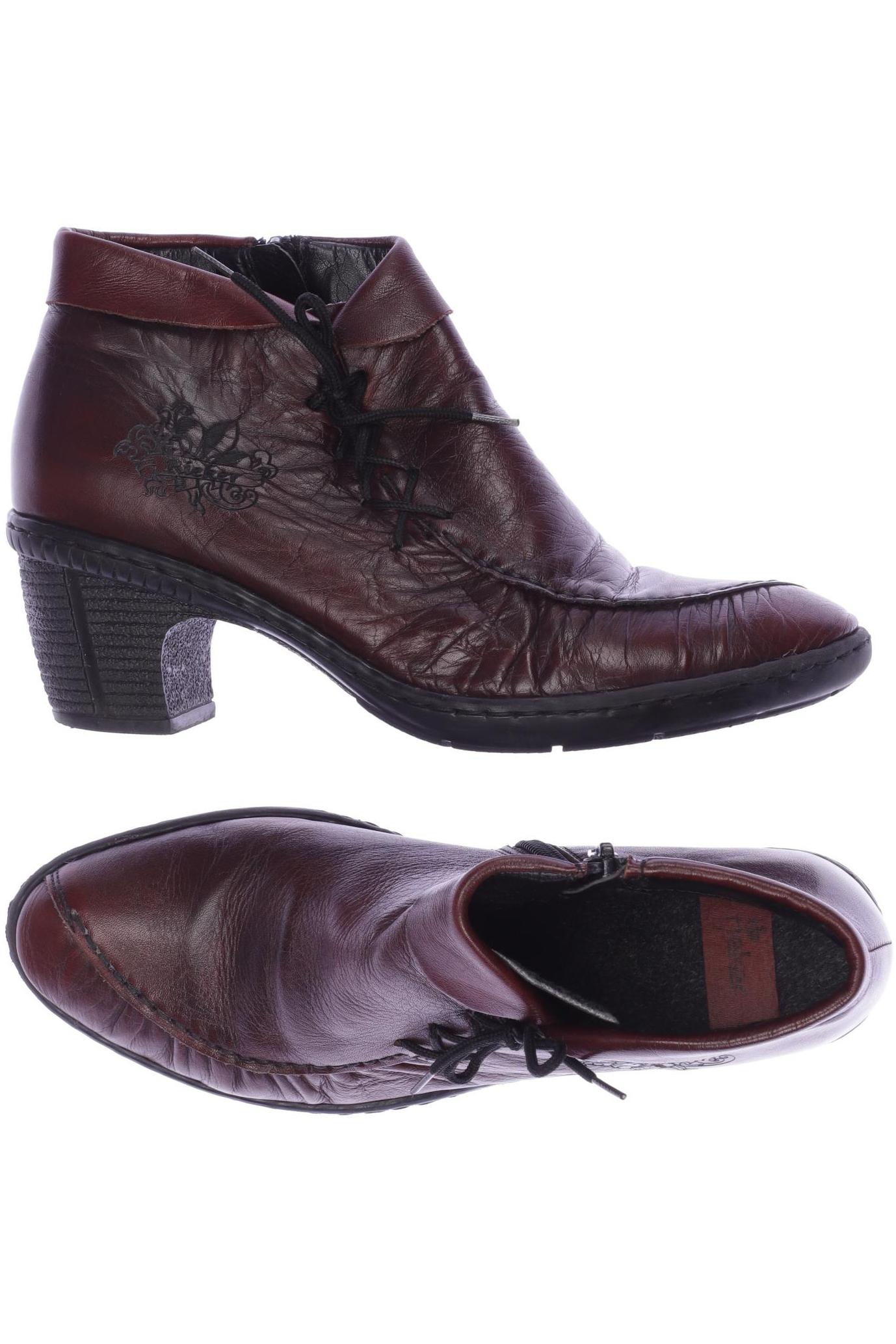 

Rieker Damen Stiefelette, bordeaux, Gr. 38