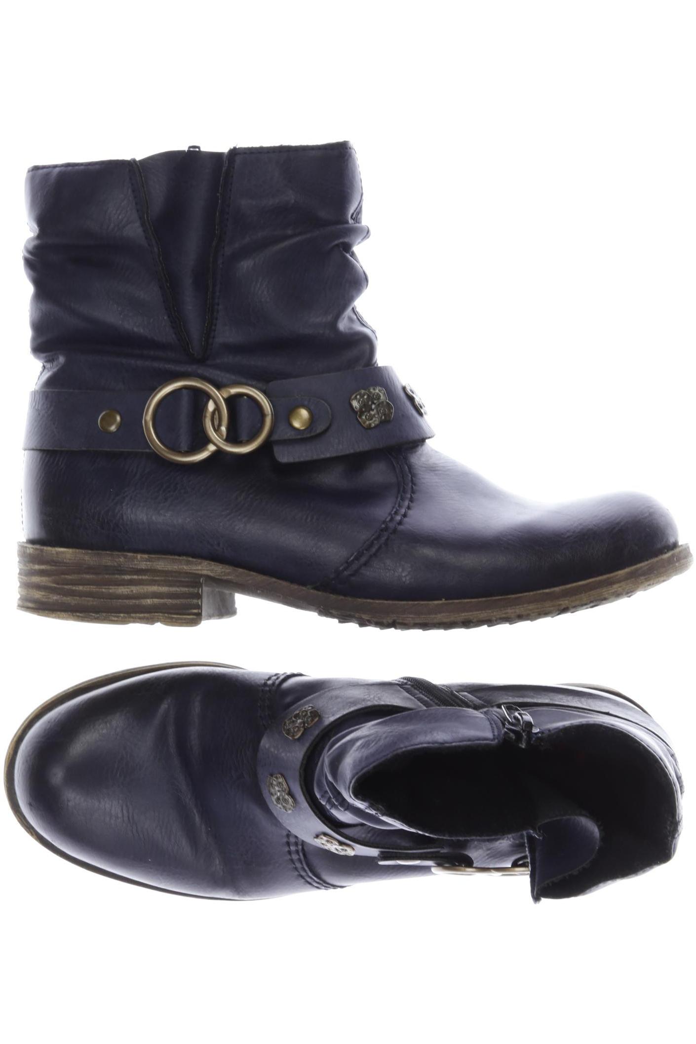

Rieker Damen Stiefelette, marineblau, Gr. 37