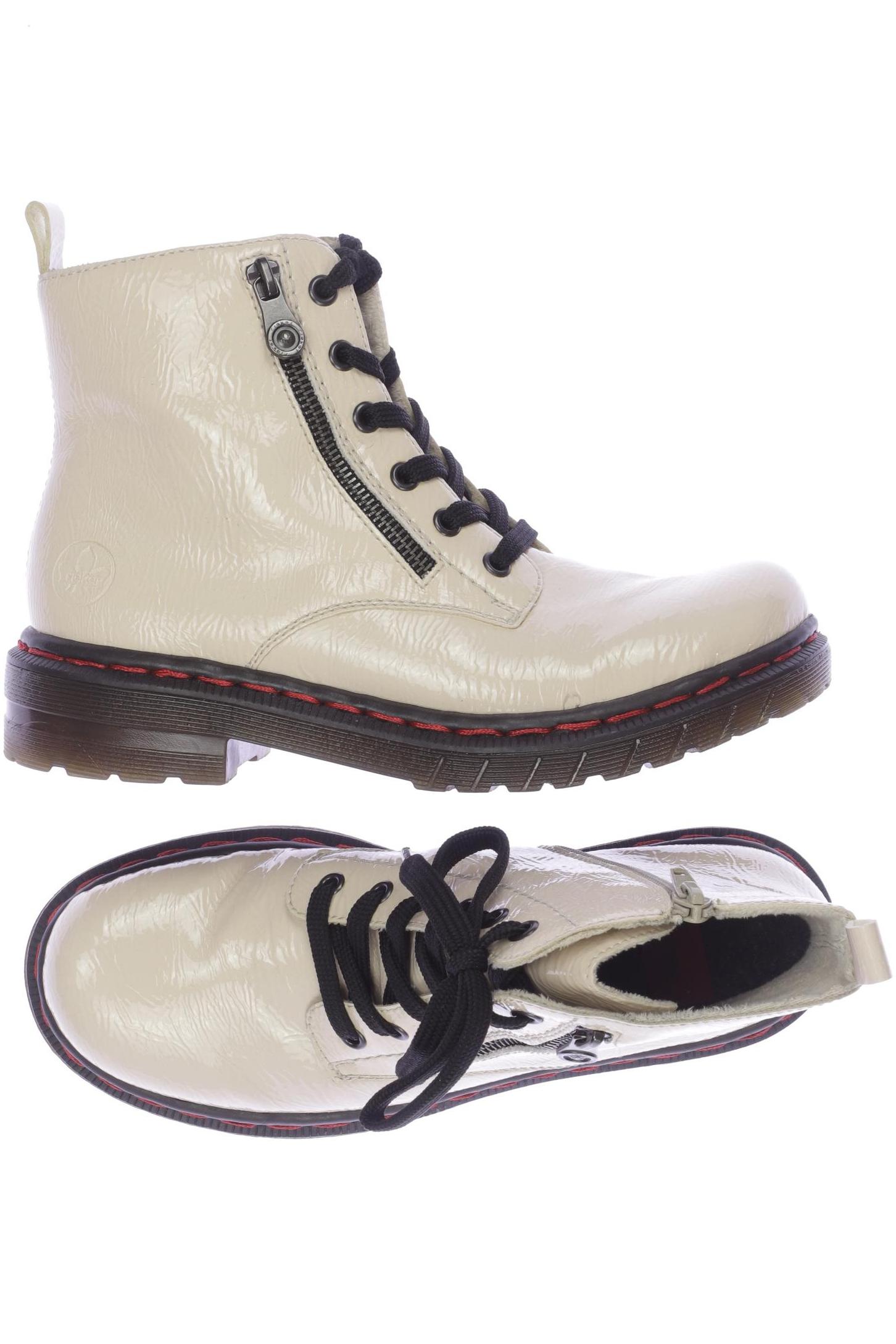 

Rieker Damen Stiefelette, cremeweiß, Gr. 39