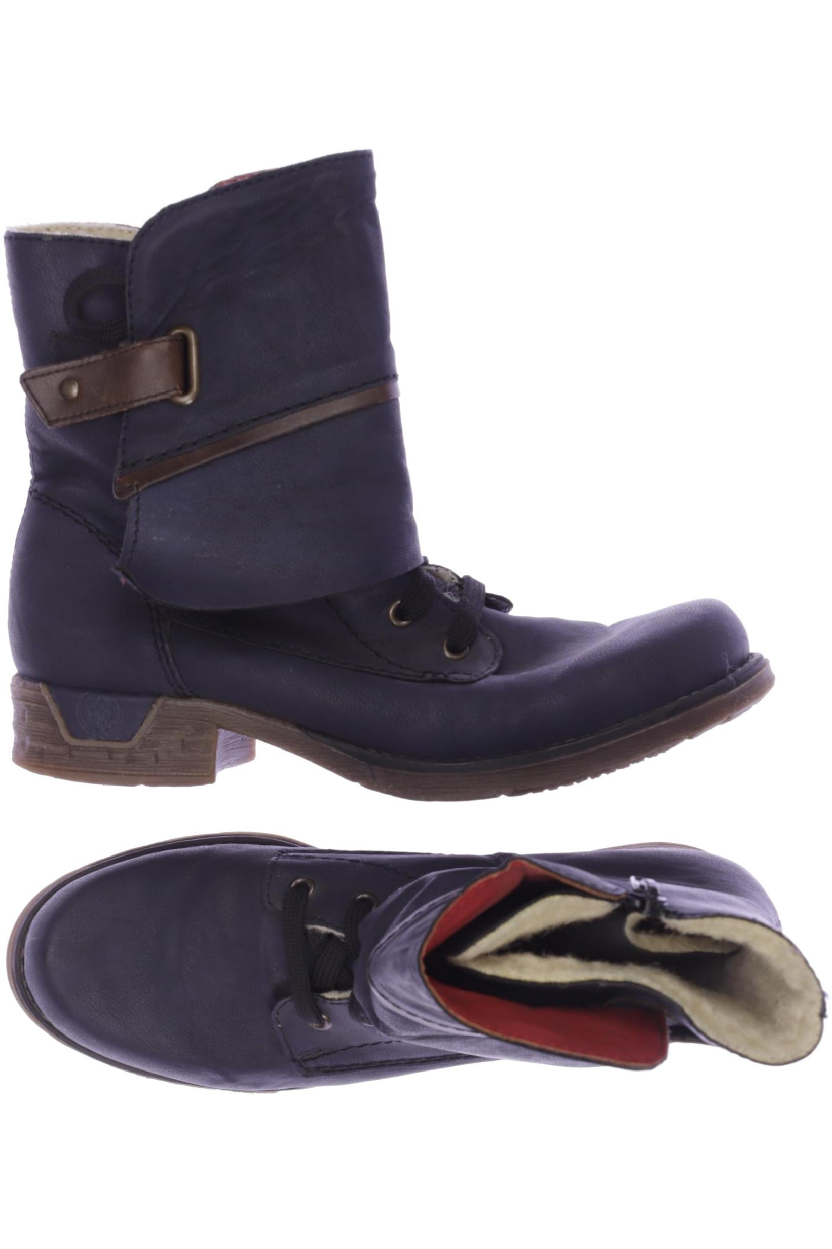 

Rieker Damen Stiefelette, marineblau, Gr. 40