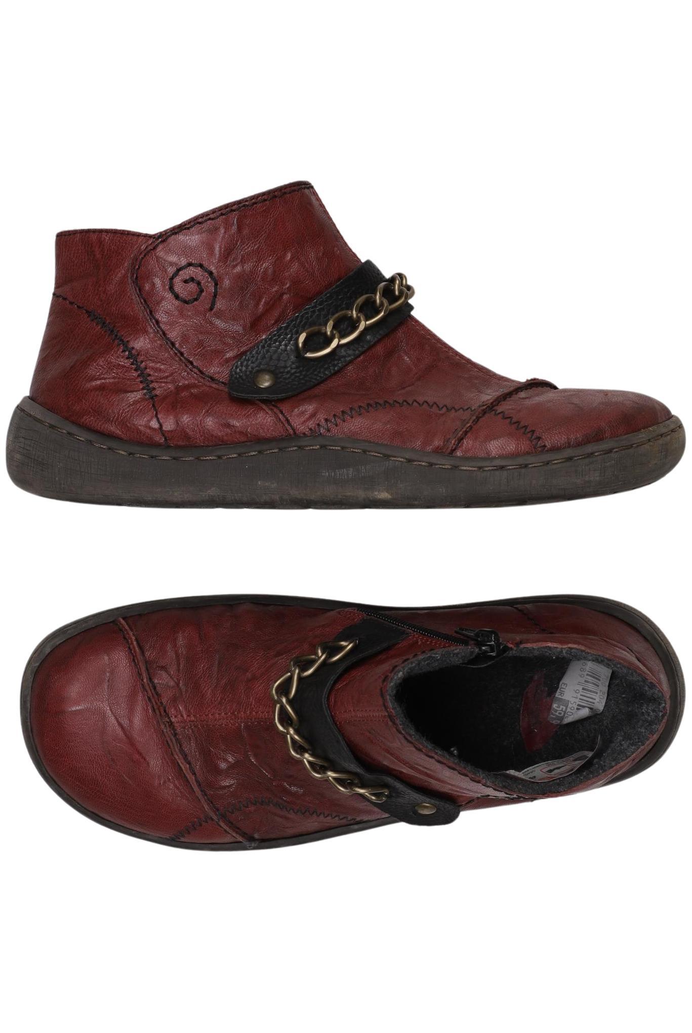 

Rieker Damen Stiefelette, rot, Gr. 41