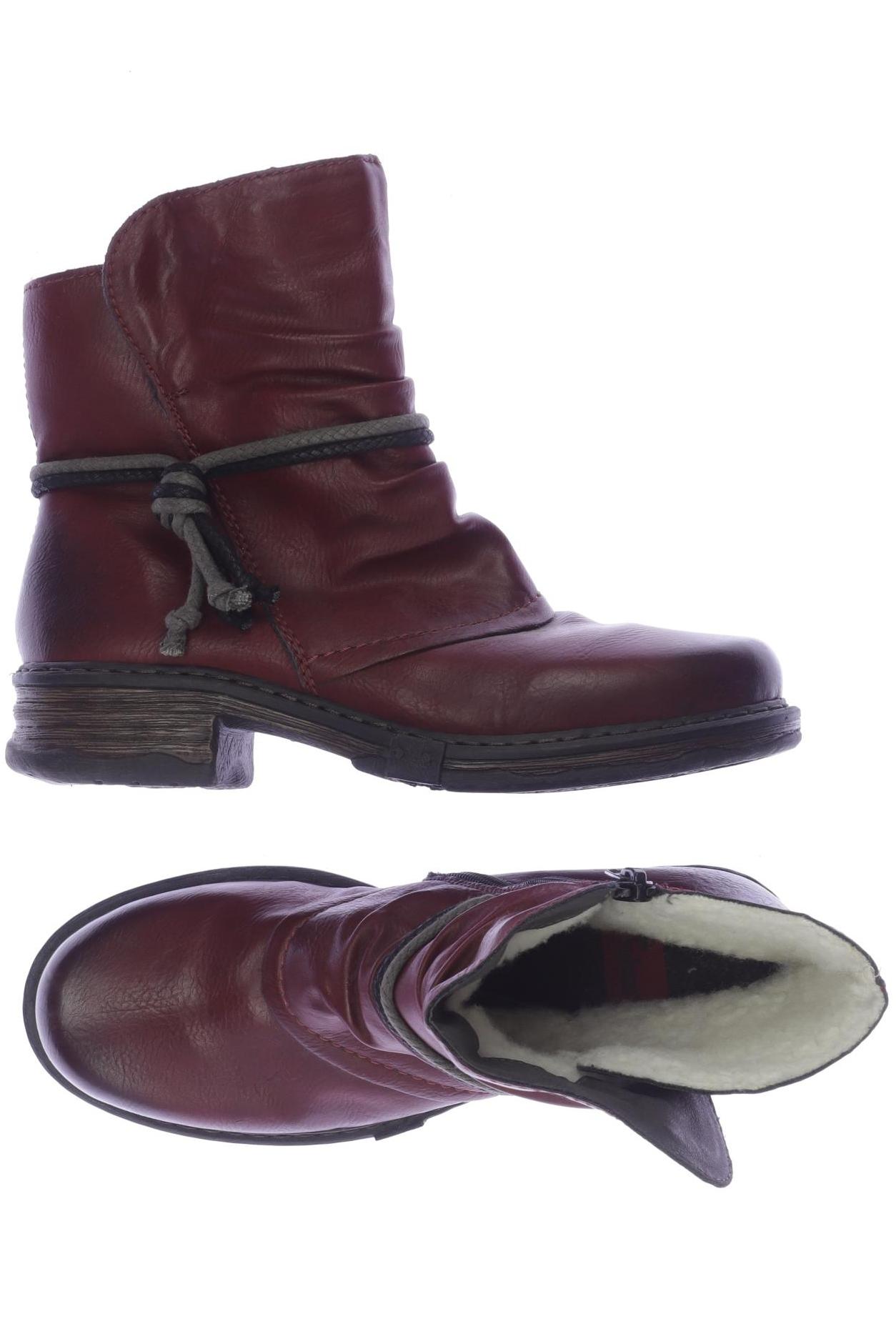 

Rieker Damen Stiefelette, bordeaux
