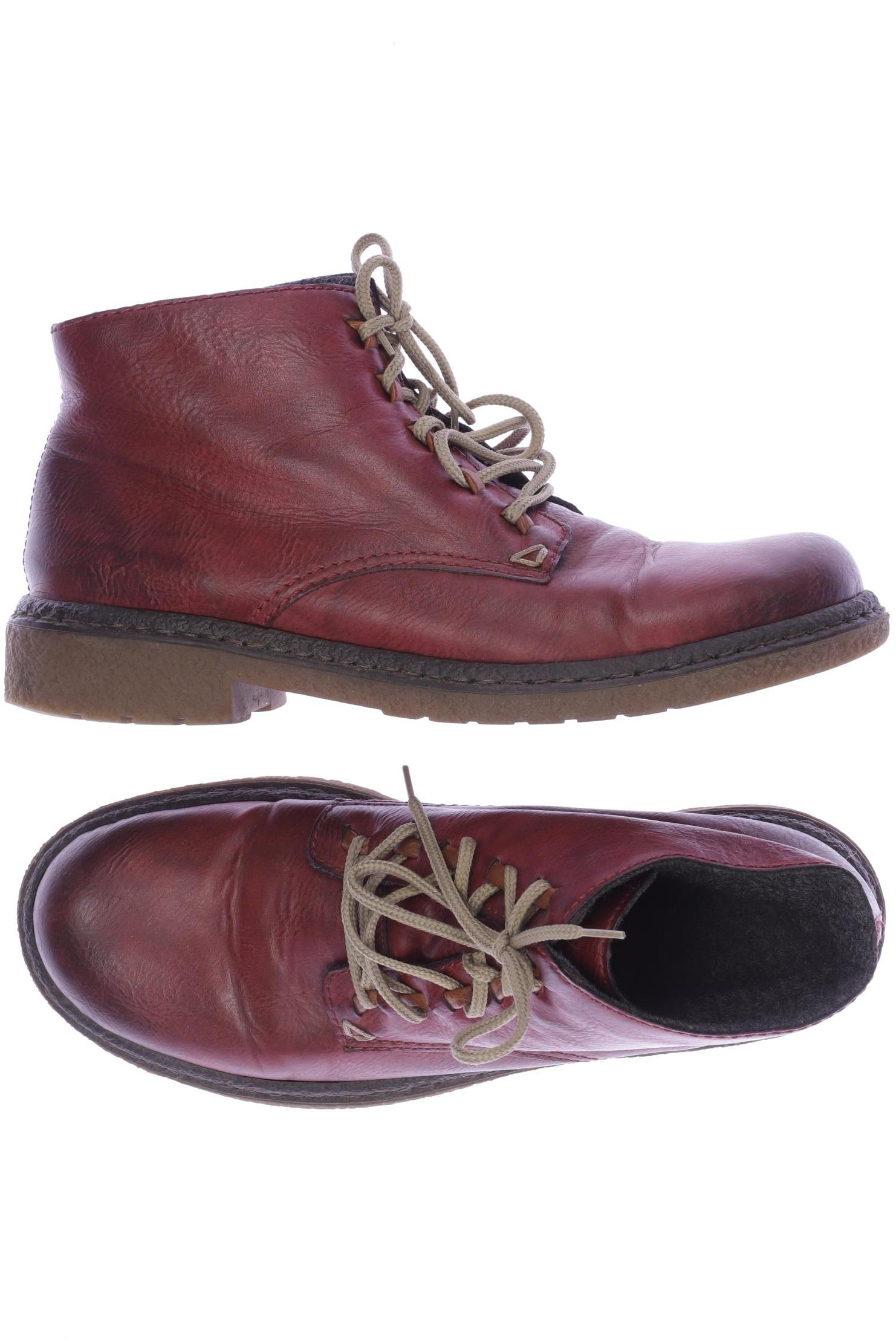 

Rieker Damen Stiefelette, bordeaux, Gr. 39