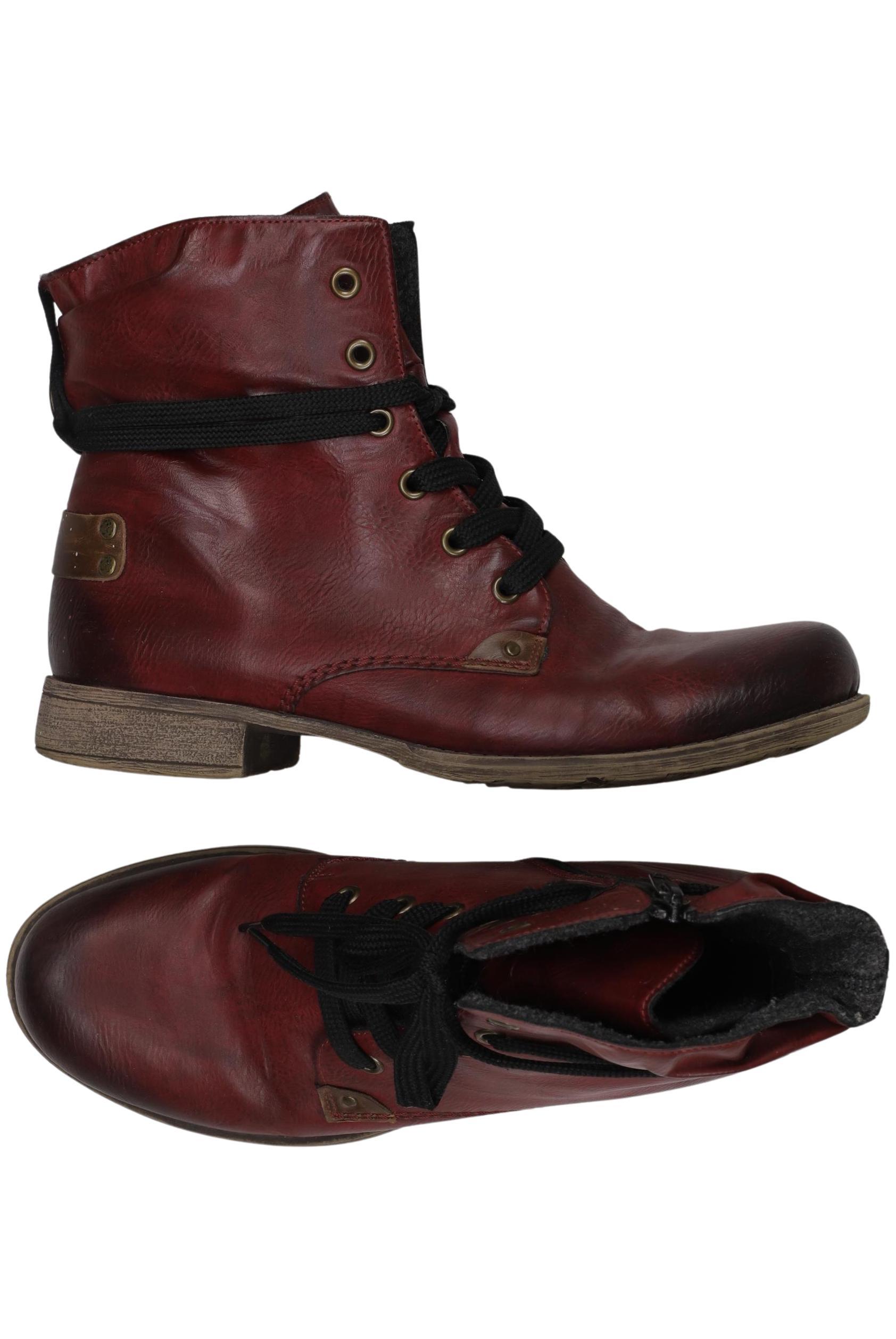 

Rieker Damen Stiefelette, rot, Gr. 40