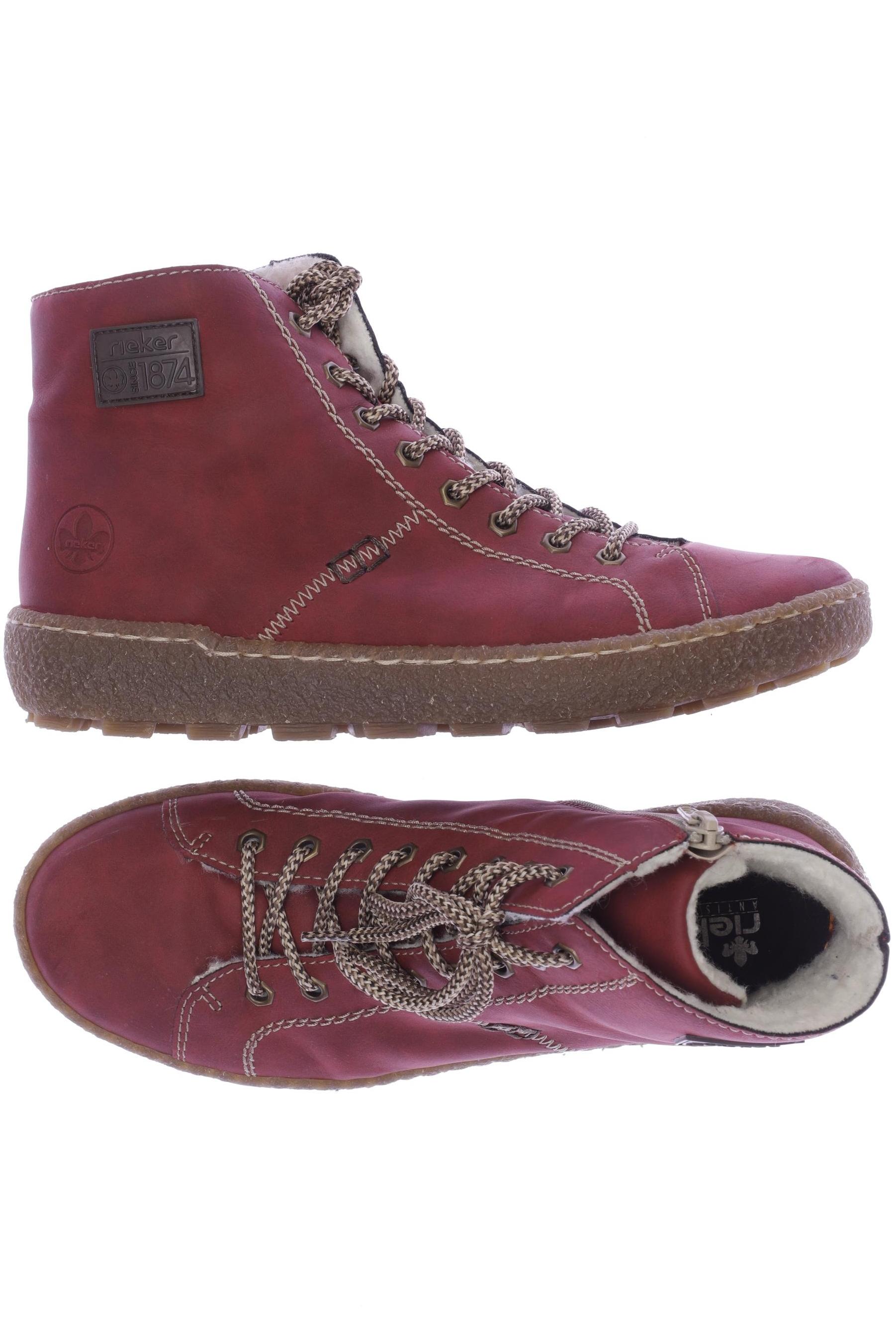 

Rieker Damen Stiefelette, rot, Gr. 40