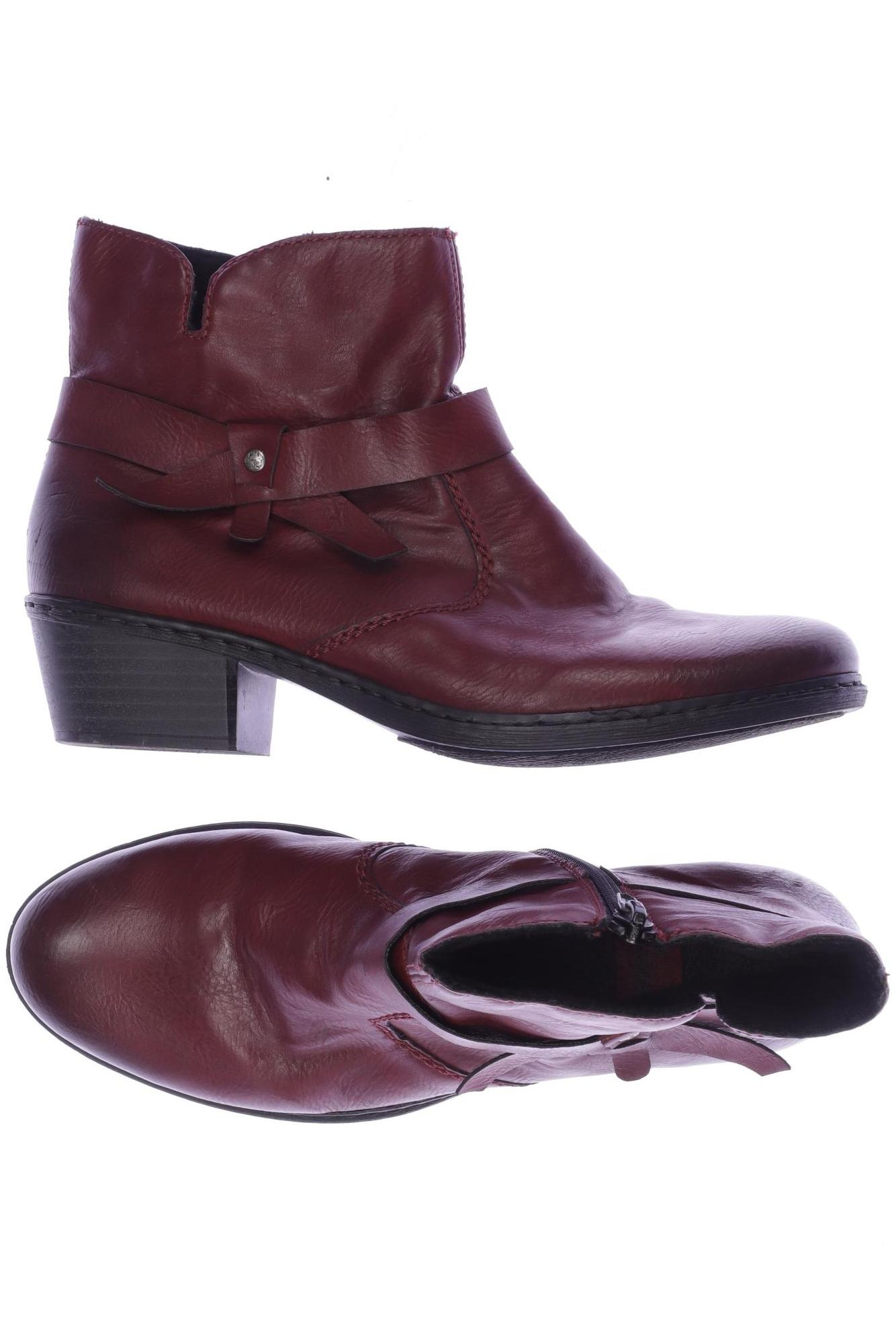 

Rieker Damen Stiefelette, bordeaux, Gr. 38