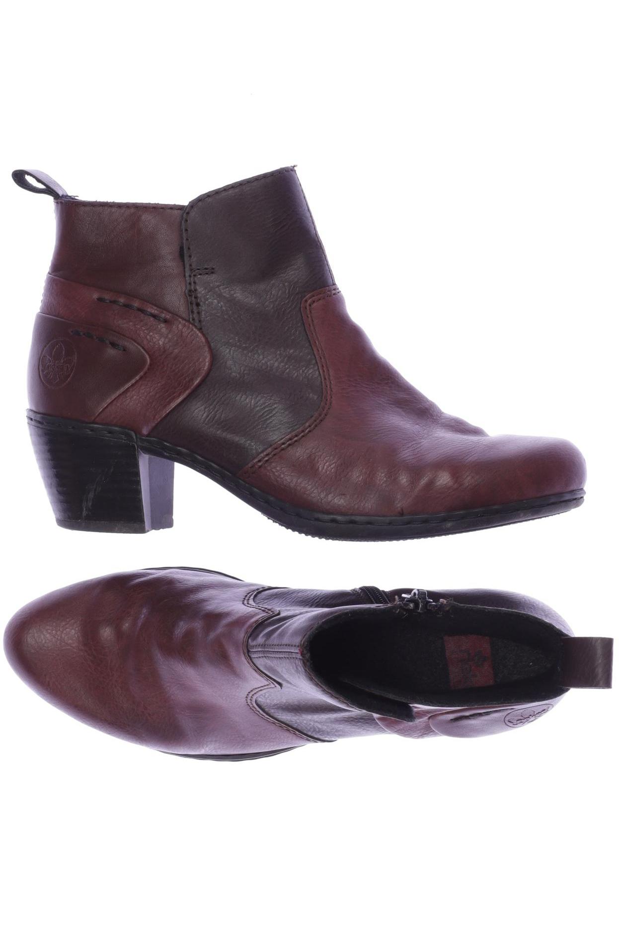 

Rieker Damen Stiefelette, bordeaux, Gr. 38