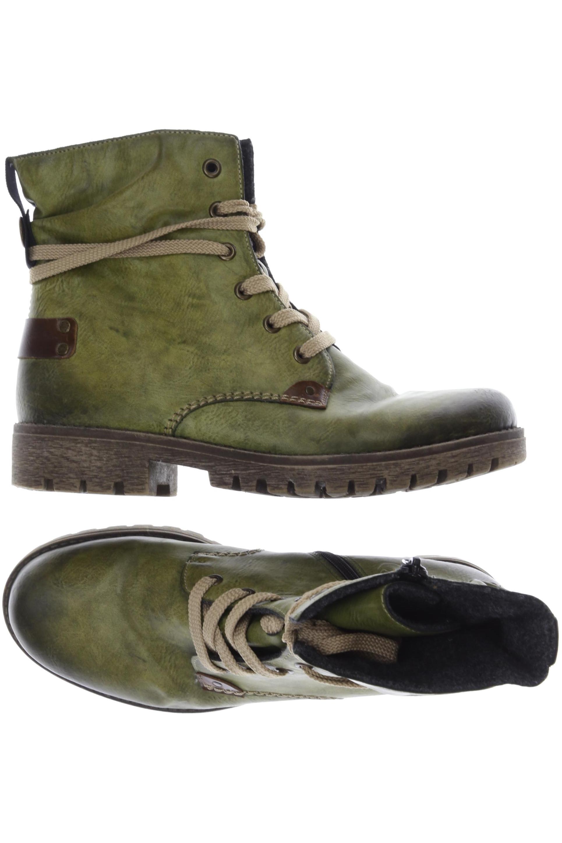 

Rieker Damen Stiefelette, grün, Gr. 39