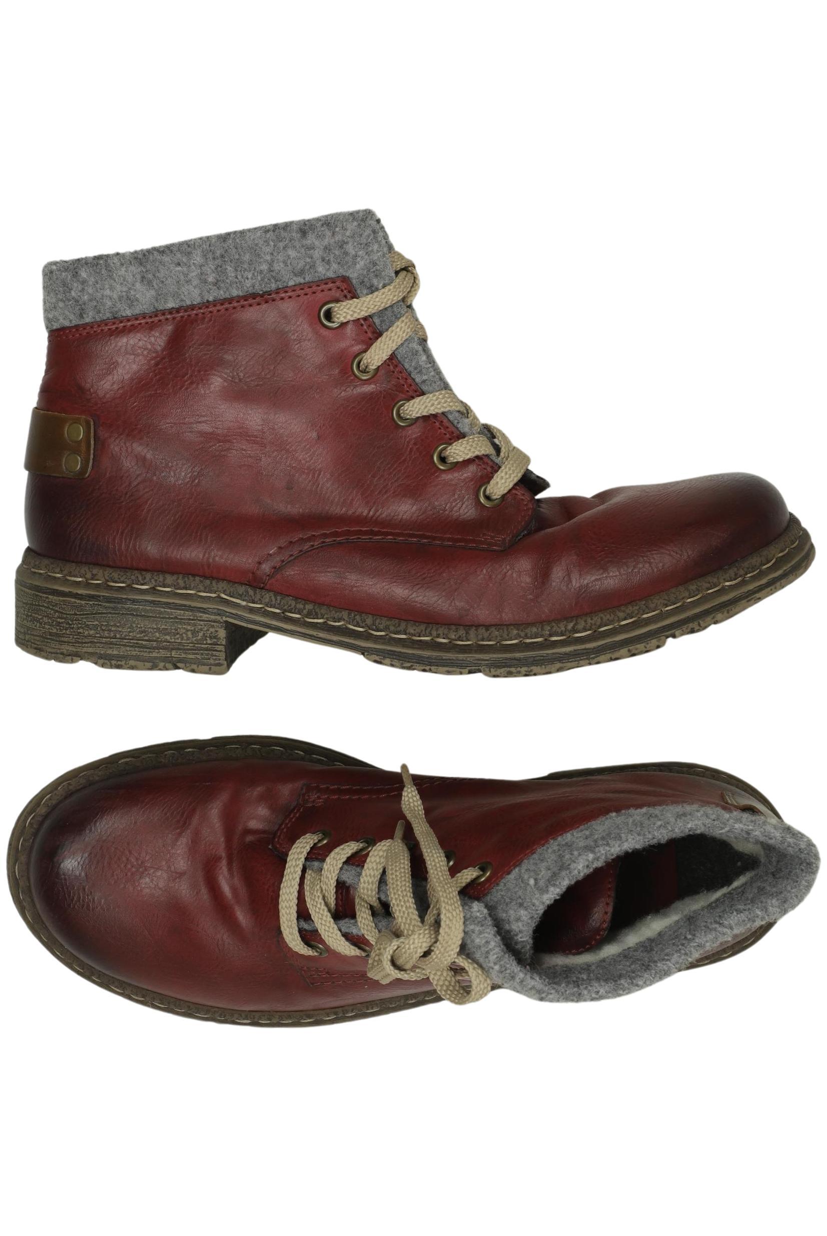 

Rieker Damen Stiefelette, rot, Gr. 42