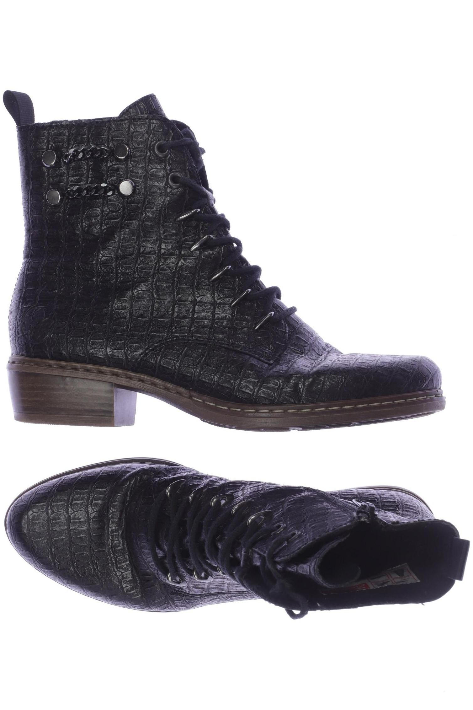 

Rieker Damen Stiefelette, schwarz, Gr. 37
