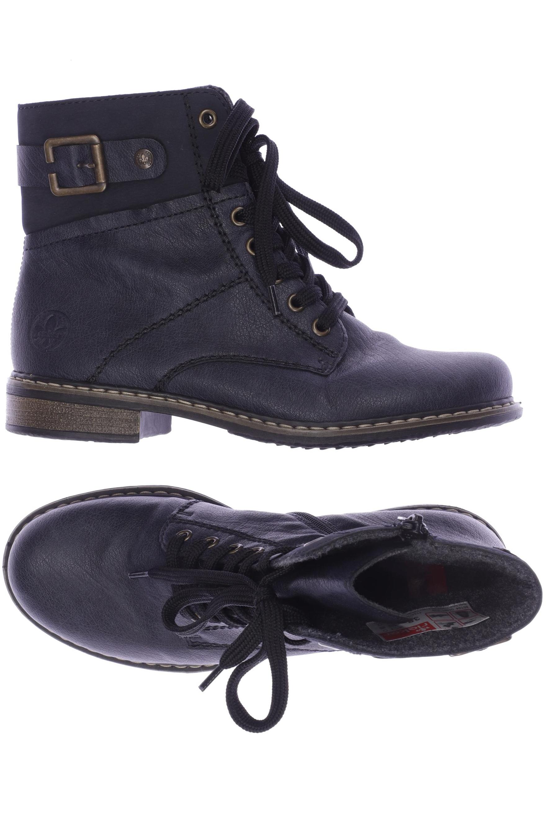 

Rieker Damen Stiefelette, marineblau, Gr. 38