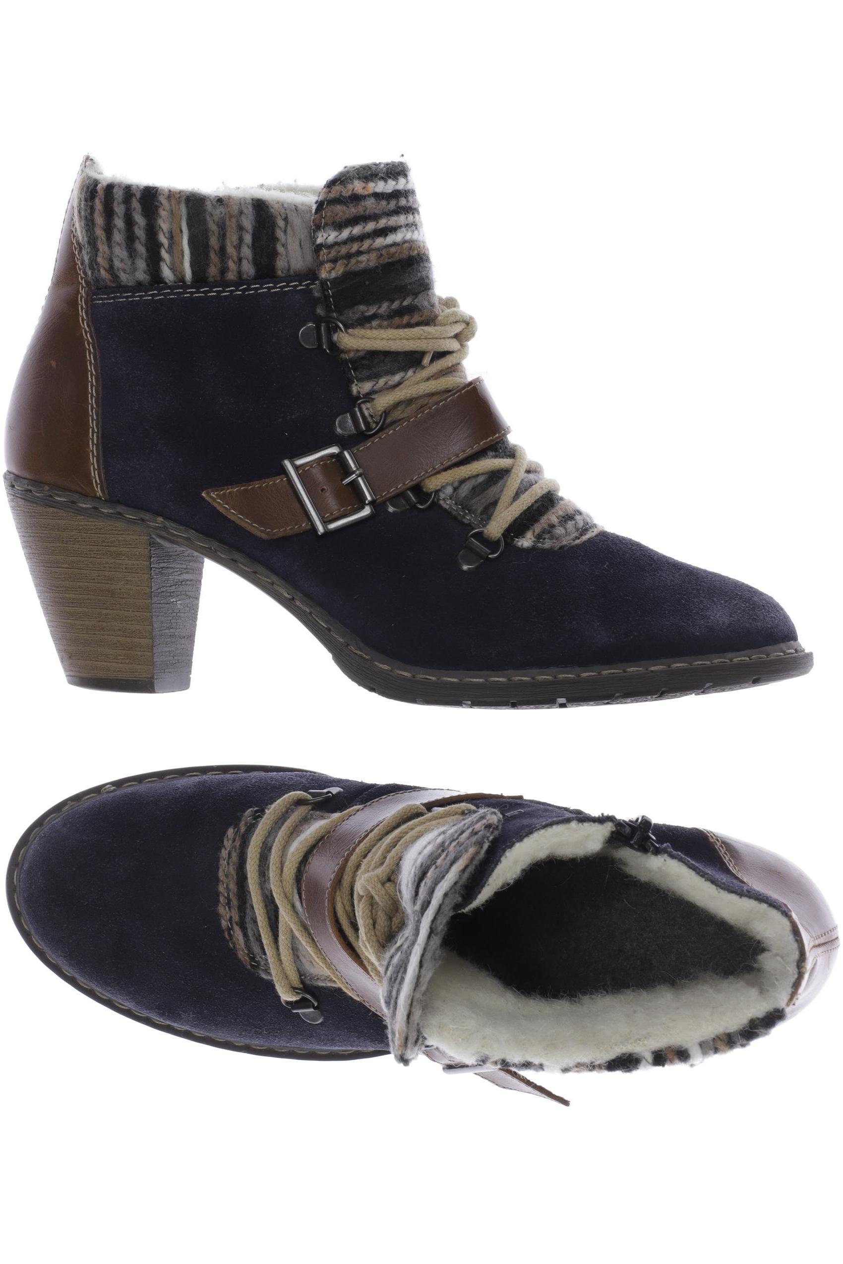 

Rieker Damen Stiefelette, marineblau, Gr. 41