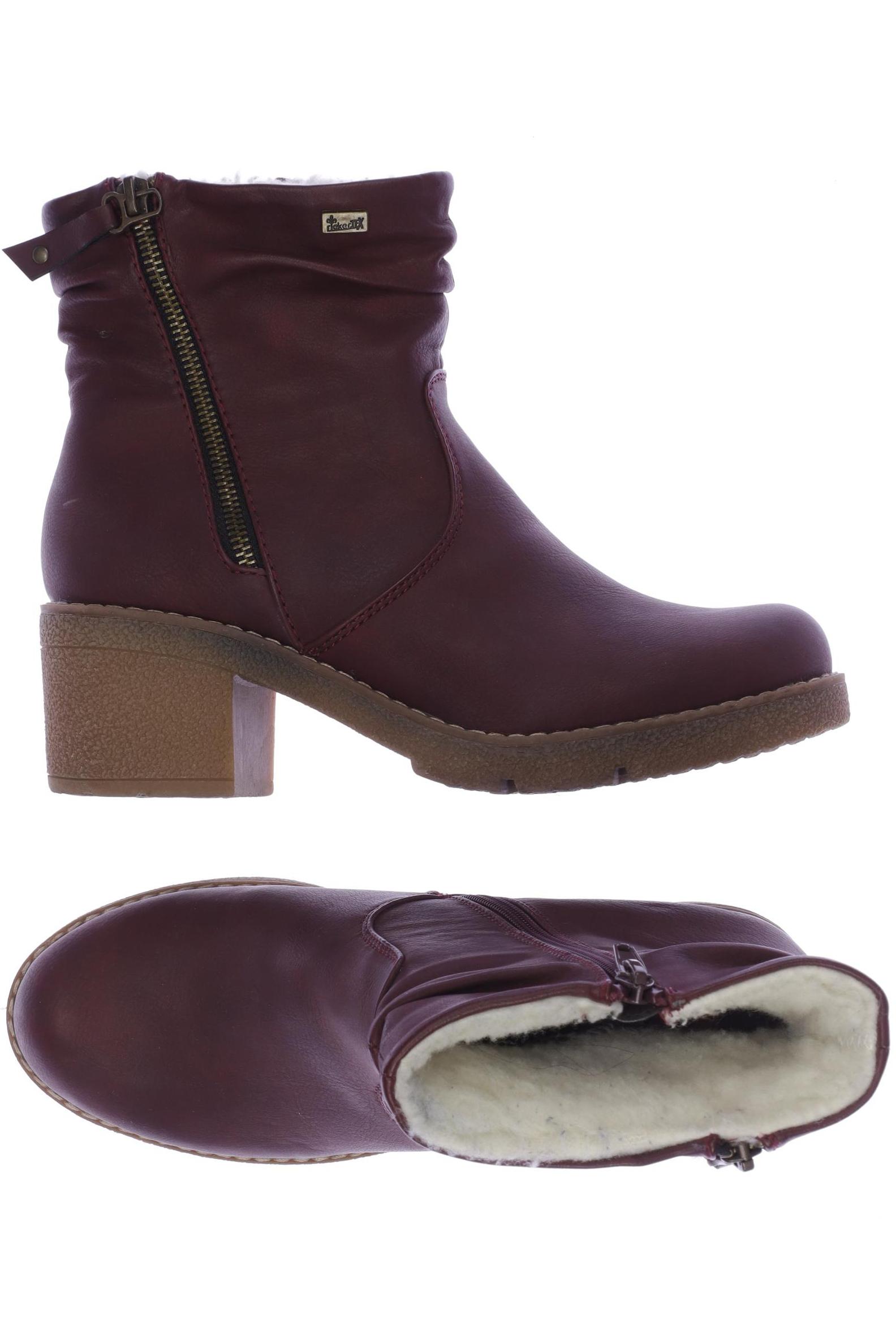 

Rieker Damen Stiefelette, bordeaux