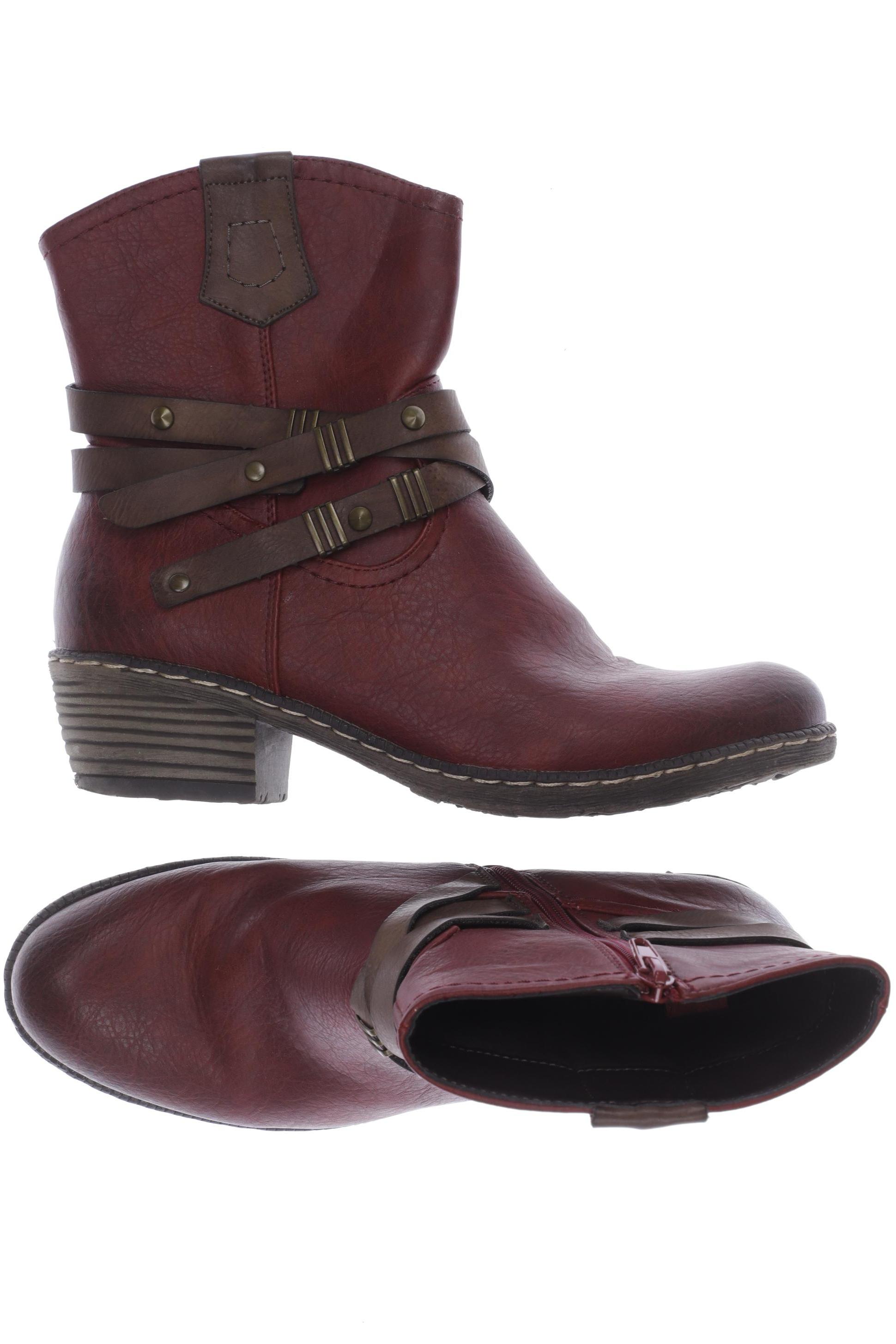 

Rieker Damen Stiefelette, rot, Gr. 39