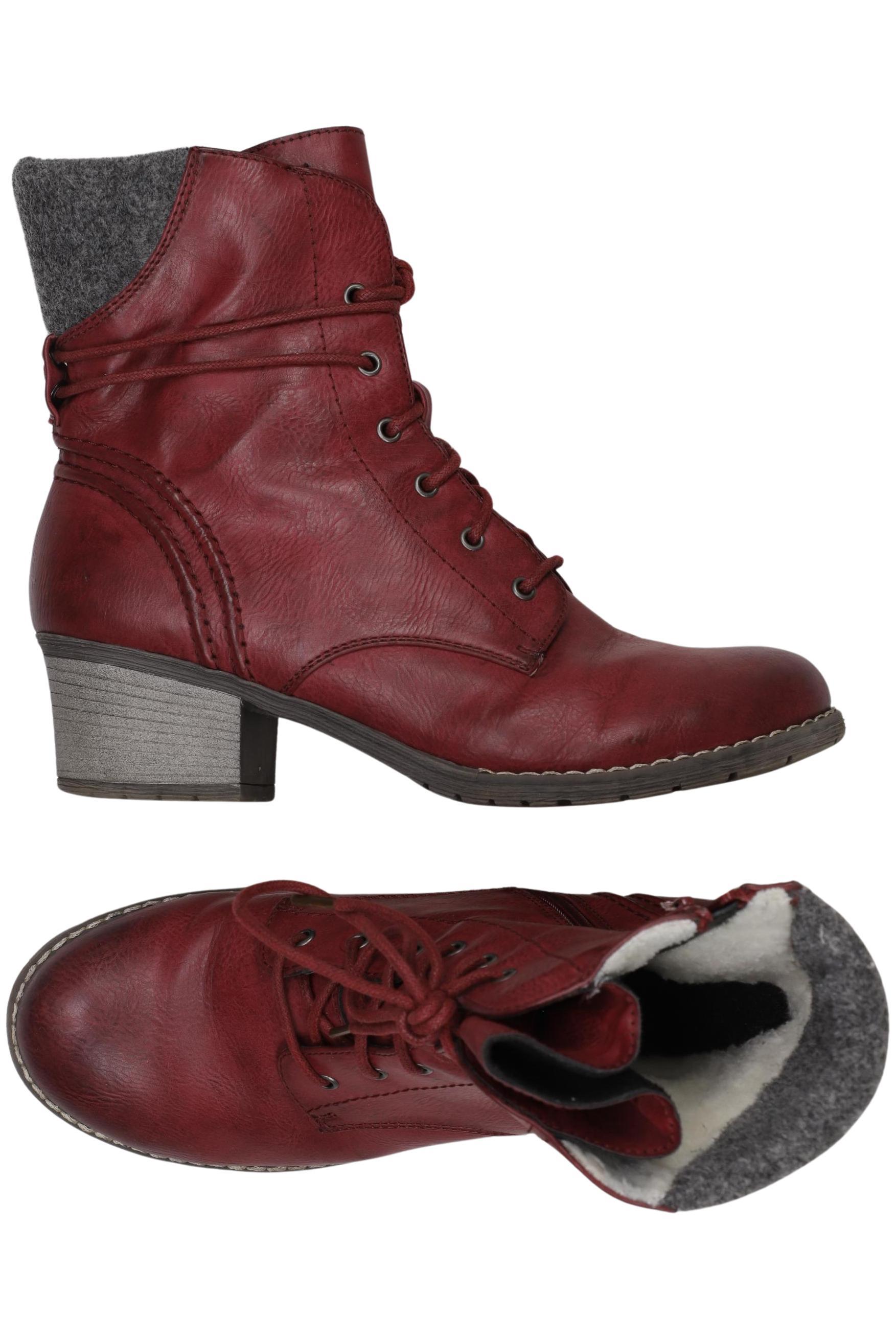 

Rieker Damen Stiefelette, rot, Gr. 40