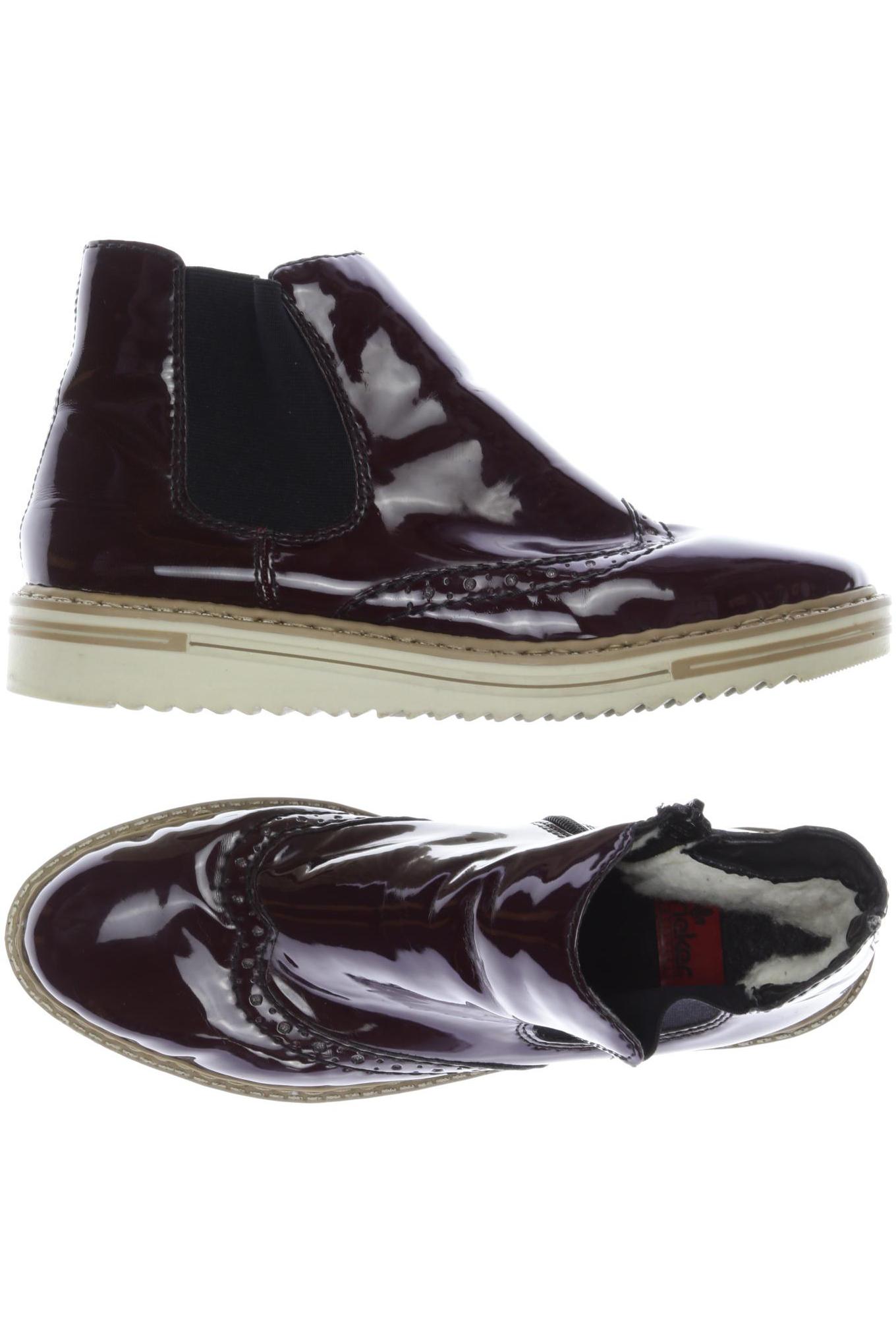 

Rieker Damen Stiefelette, bordeaux, Gr. 39