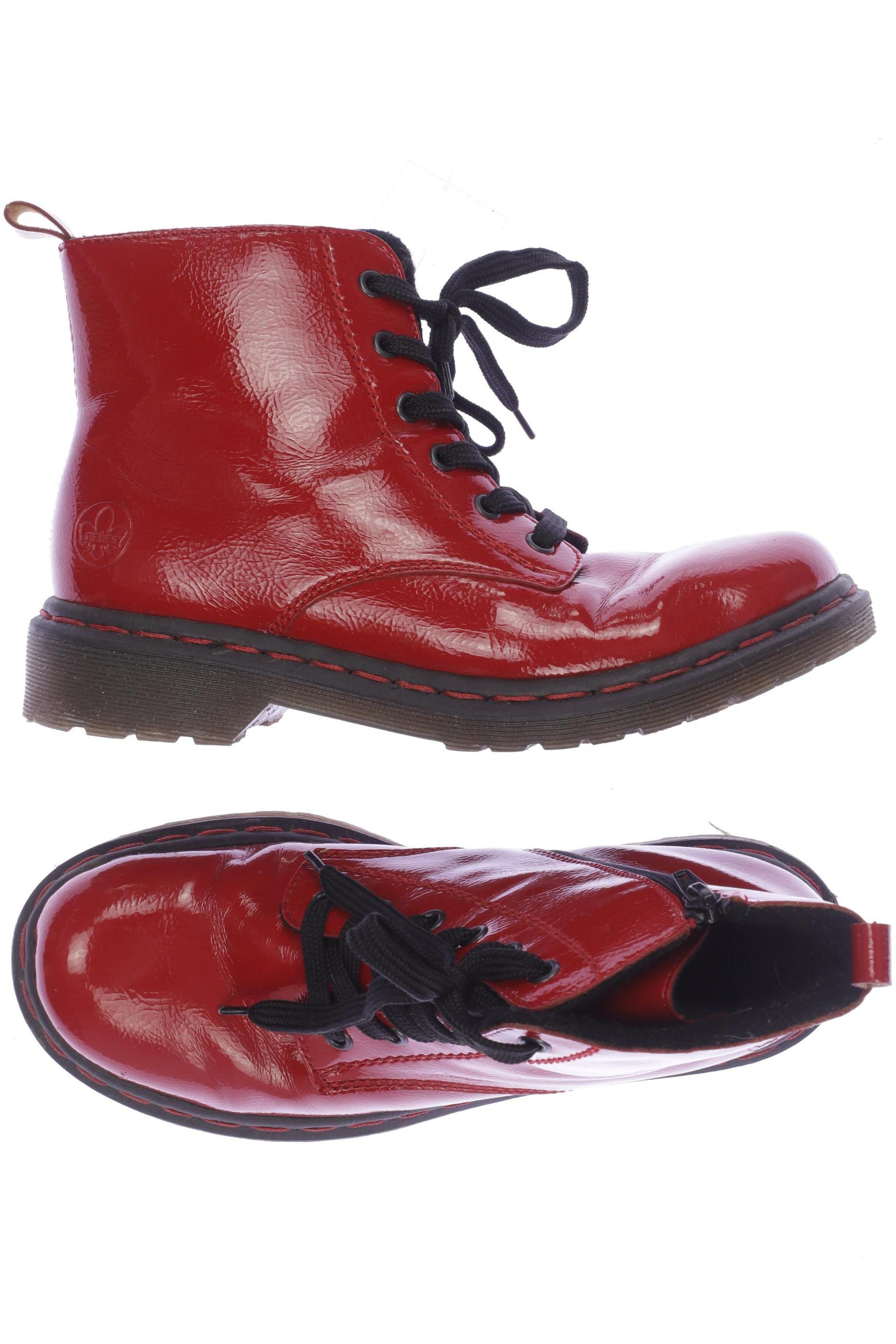 

Rieker Damen Stiefelette, rot, Gr. 40