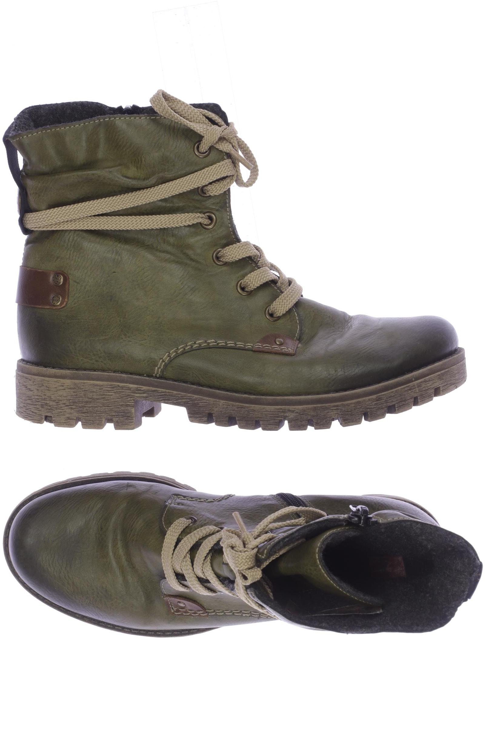 

Rieker Damen Stiefelette, grün, Gr. 38