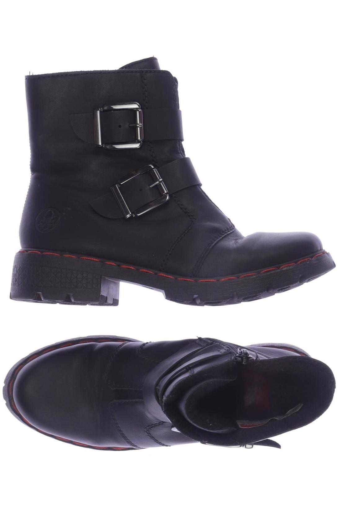 

Rieker Damen Stiefelette, schwarz, Gr. 38