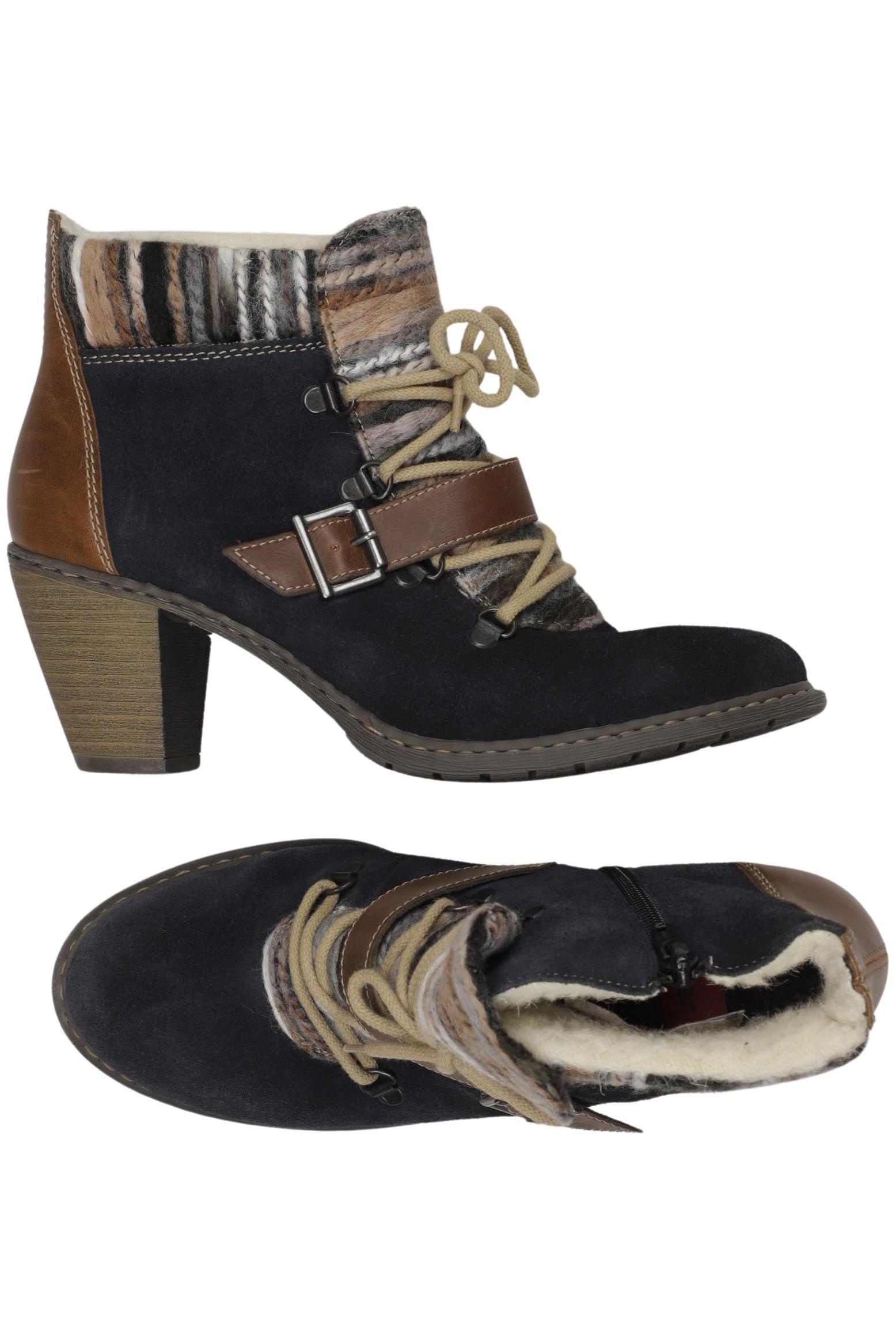 

Rieker Damen Stiefelette, marineblau, Gr. 40