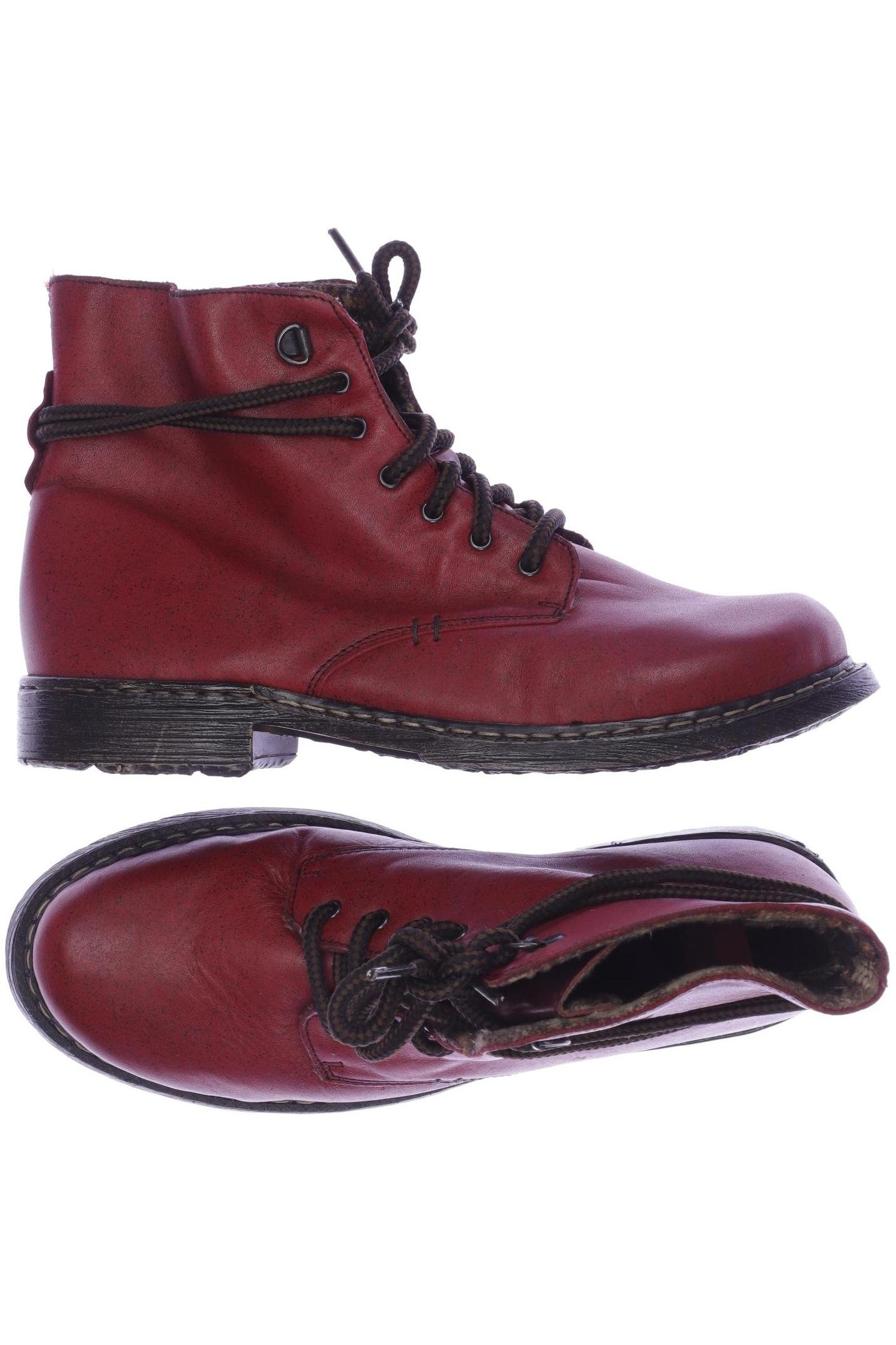 

Rieker Damen Stiefelette, rot, Gr. 38